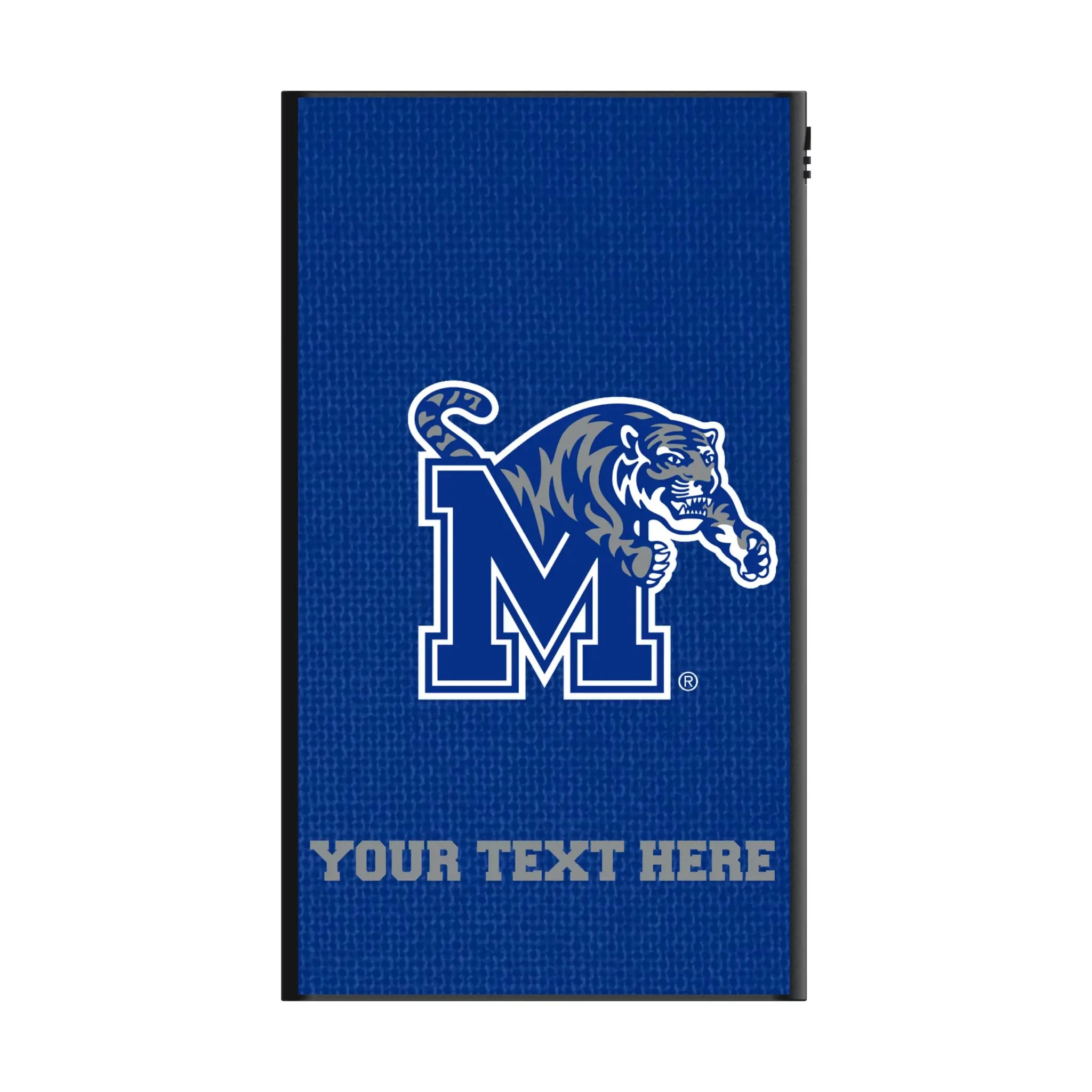 University of Memphis Tigers Personalized Solid 5000mAh Flat Power Bank
