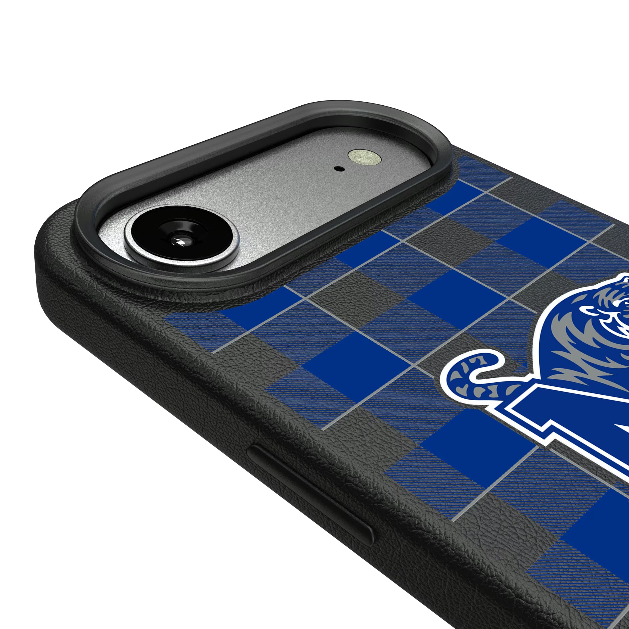 University of Memphis Tigers Plaid iPhone MagSafe Compatible Phone Case for Apple iPhone - Detail#Device_iPhone Air