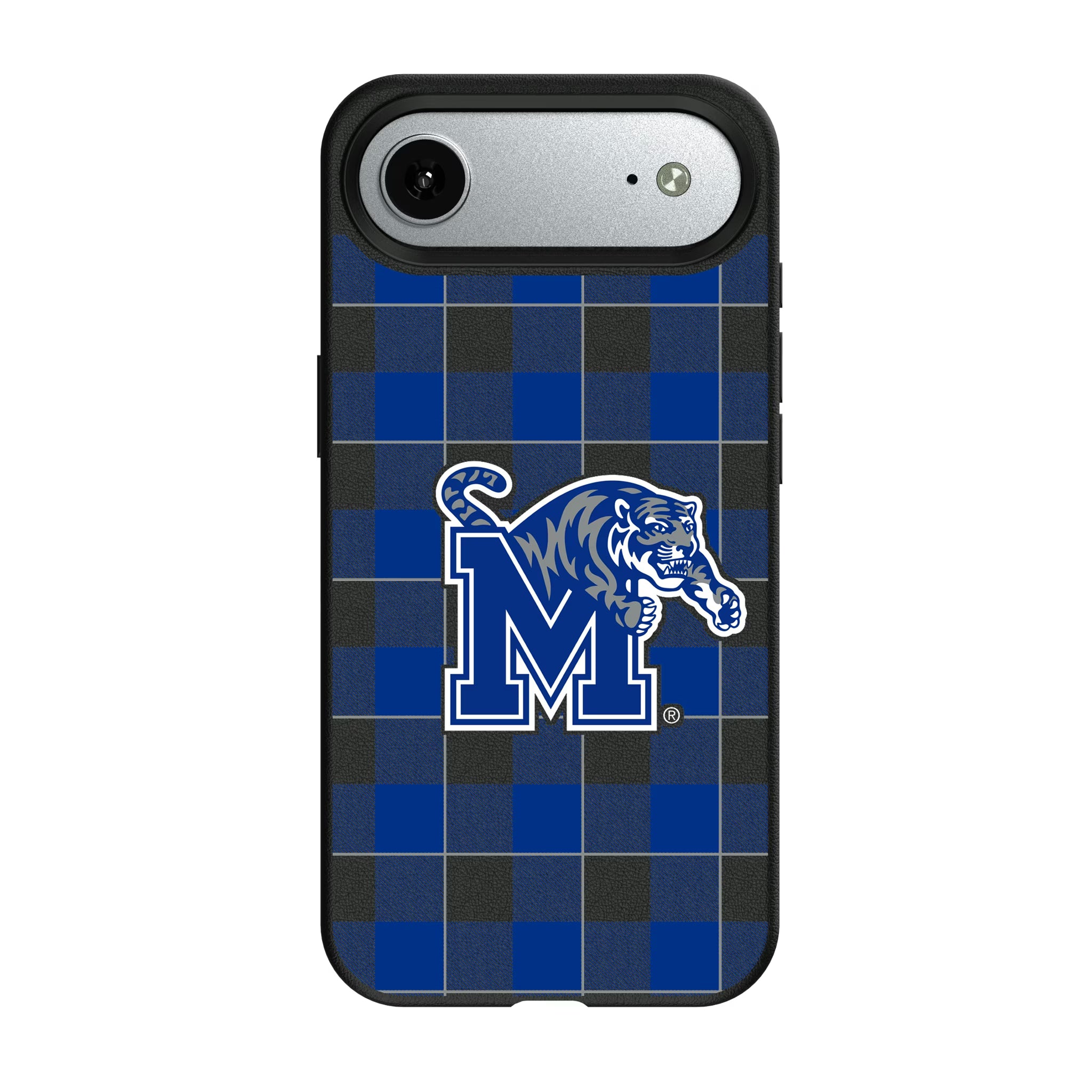 University of Memphis Tigers Plaid iPhone MagSafe Compatible Phone Case for Apple iPhone#Device_iPhone Air
