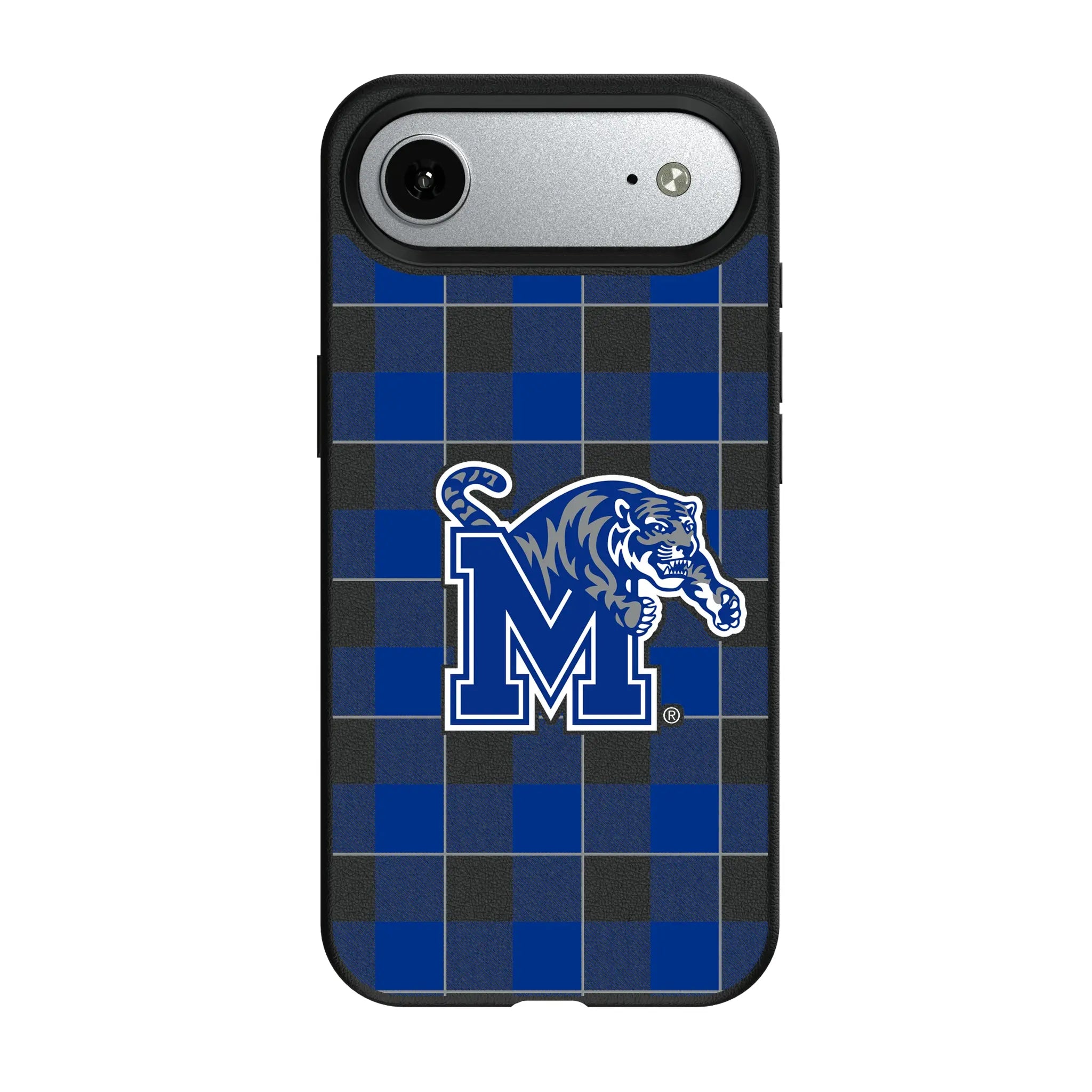 University of Memphis Tigers Plaid iPhone MagSafe Compatible Phone Case for Apple iPhone#Device_iPhone Air