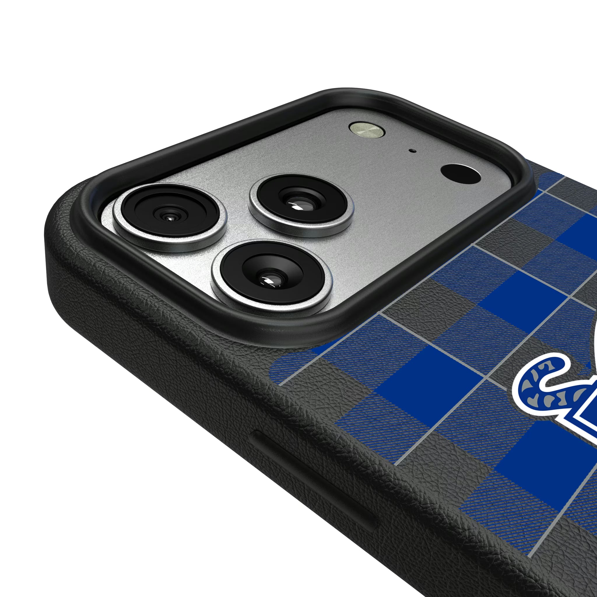 University of Memphis Tigers Plaid iPhone MagSafe Compatible Phone Case for Apple iPhone - Detail#Device_iPhone 17 Pro Max