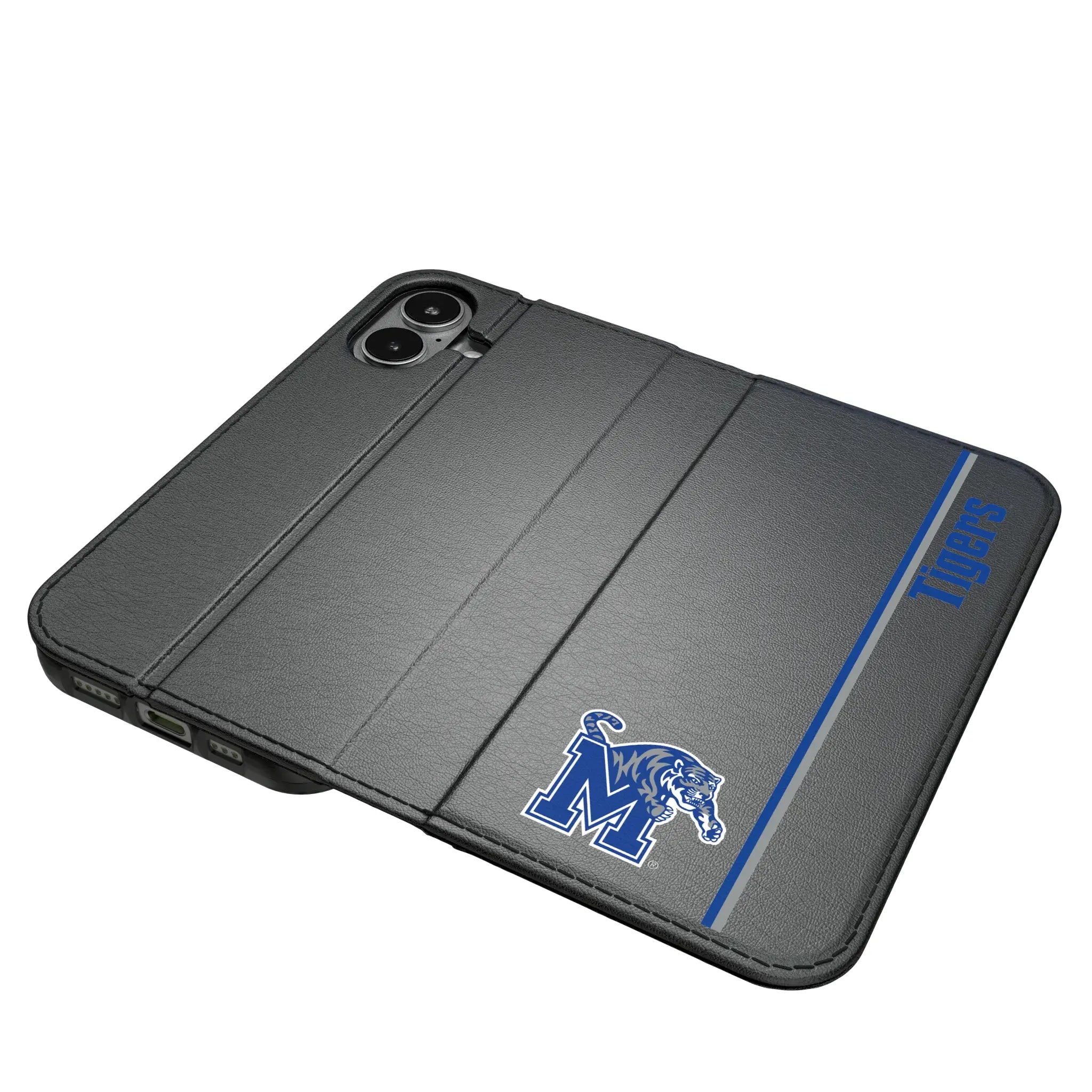 University of Memphis Tigers Sidebar iPhone Folio Phone Case for Apple iPhone#Device_iPhone 17