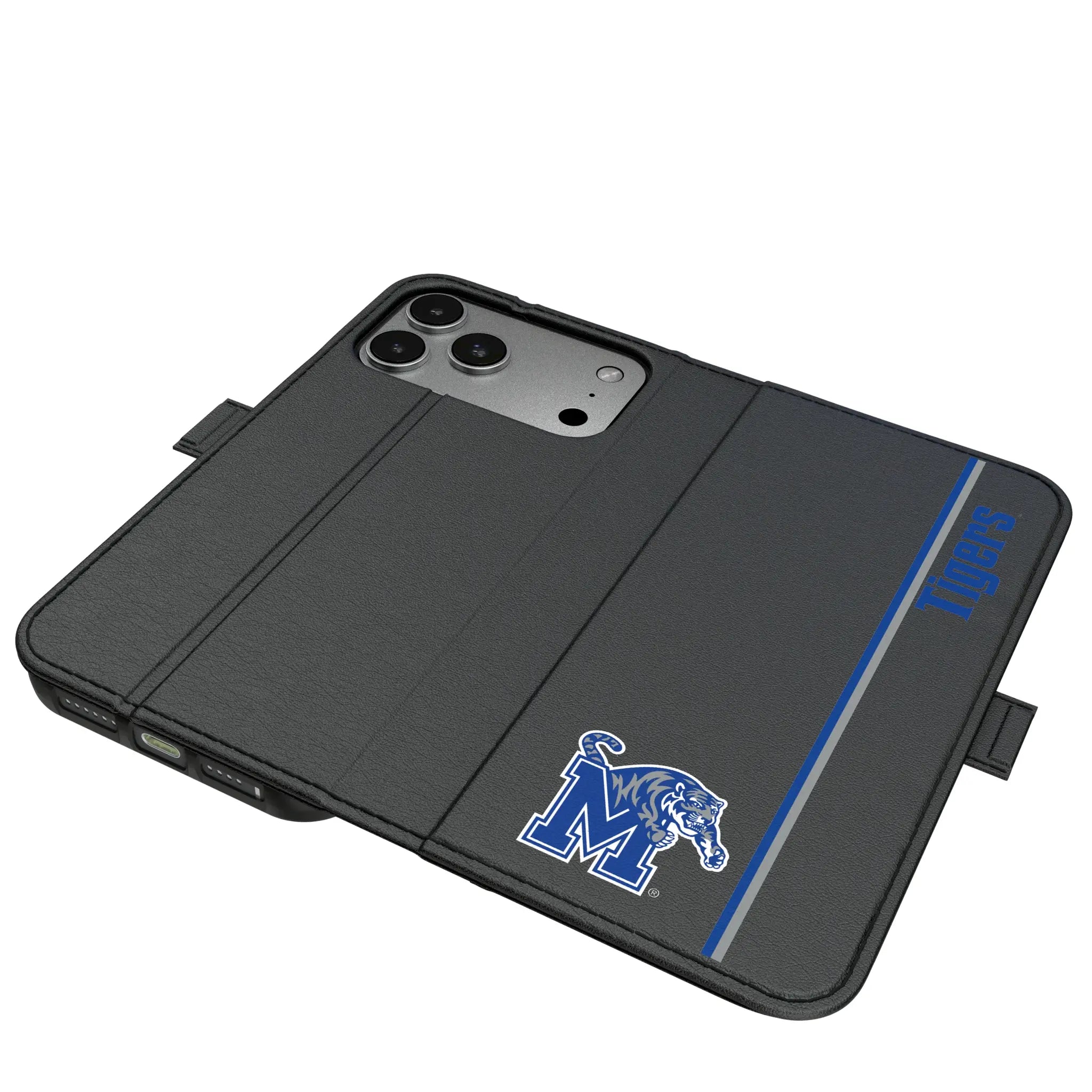 University of Memphis Tigers Sidebar iPhone Folio Phone Case for Apple iPhone#Device_iPhone 17 Pro Max
