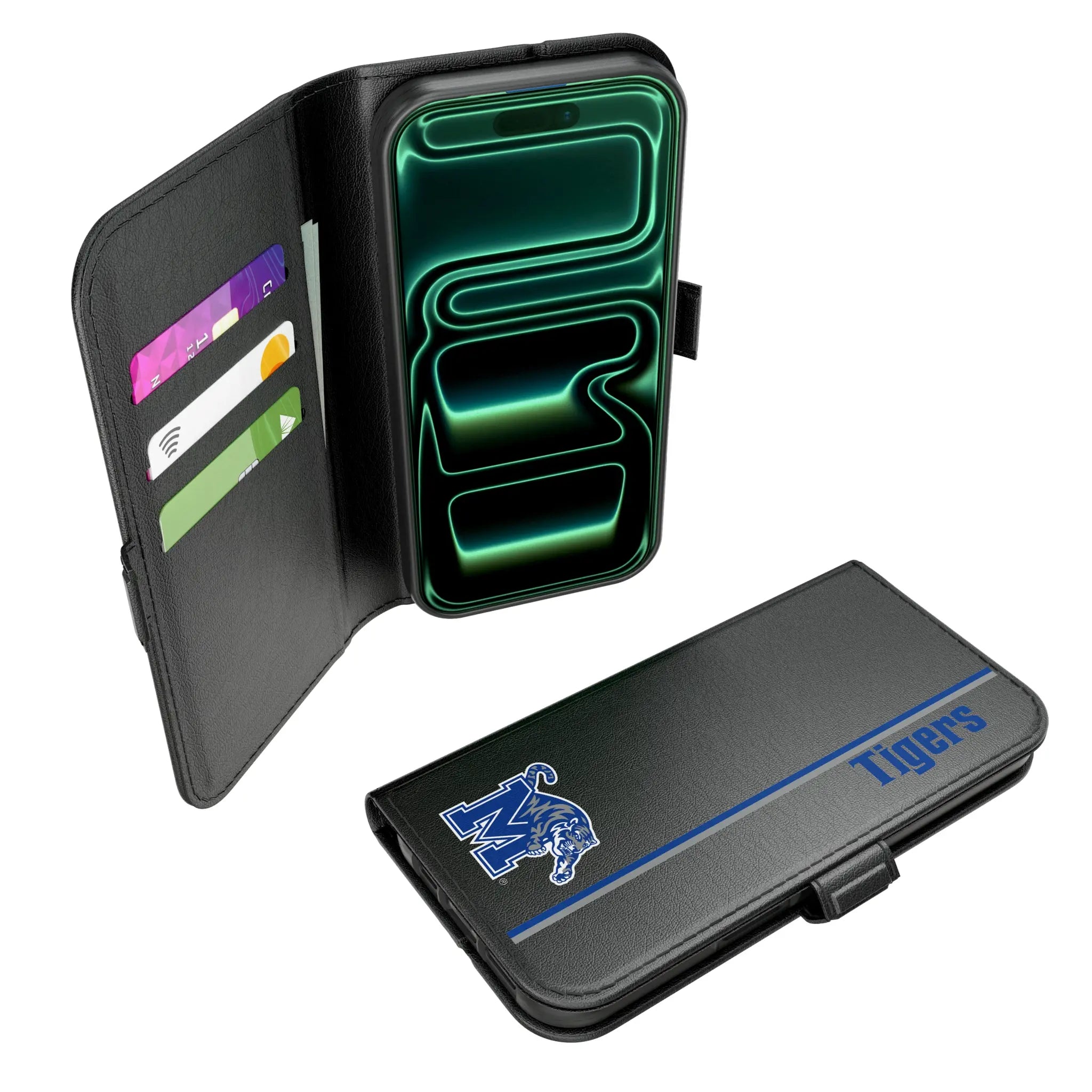 University of Memphis Tigers Sidebar iPhone Folio Phone Case for Apple iPhone#Device_iPhone 17