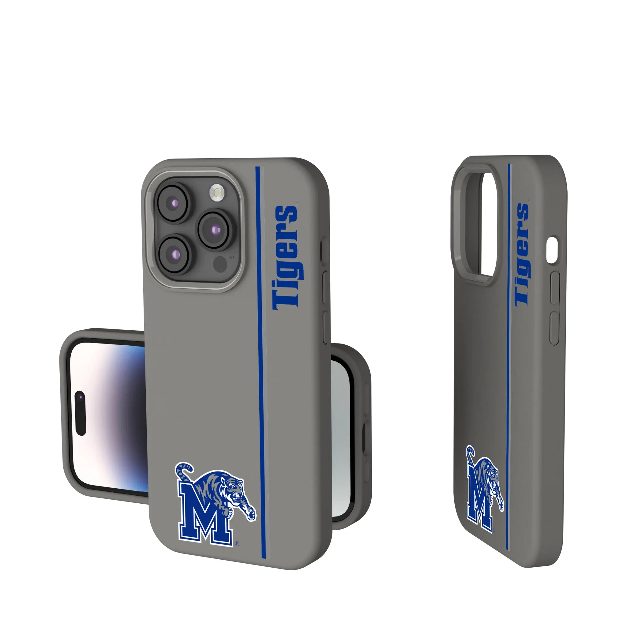 University of Memphis Tigers Sidebar iPhone Soft Touch Phone Case for Apple iPhone
