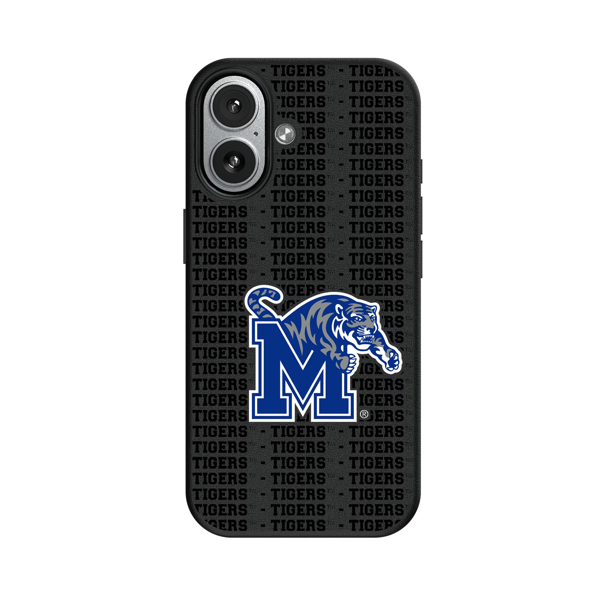 University of Memphis Tigers Text Backdrop iPhone MagSafe Compatible Phone Case for Apple iPhone#Device_iPhone 17
