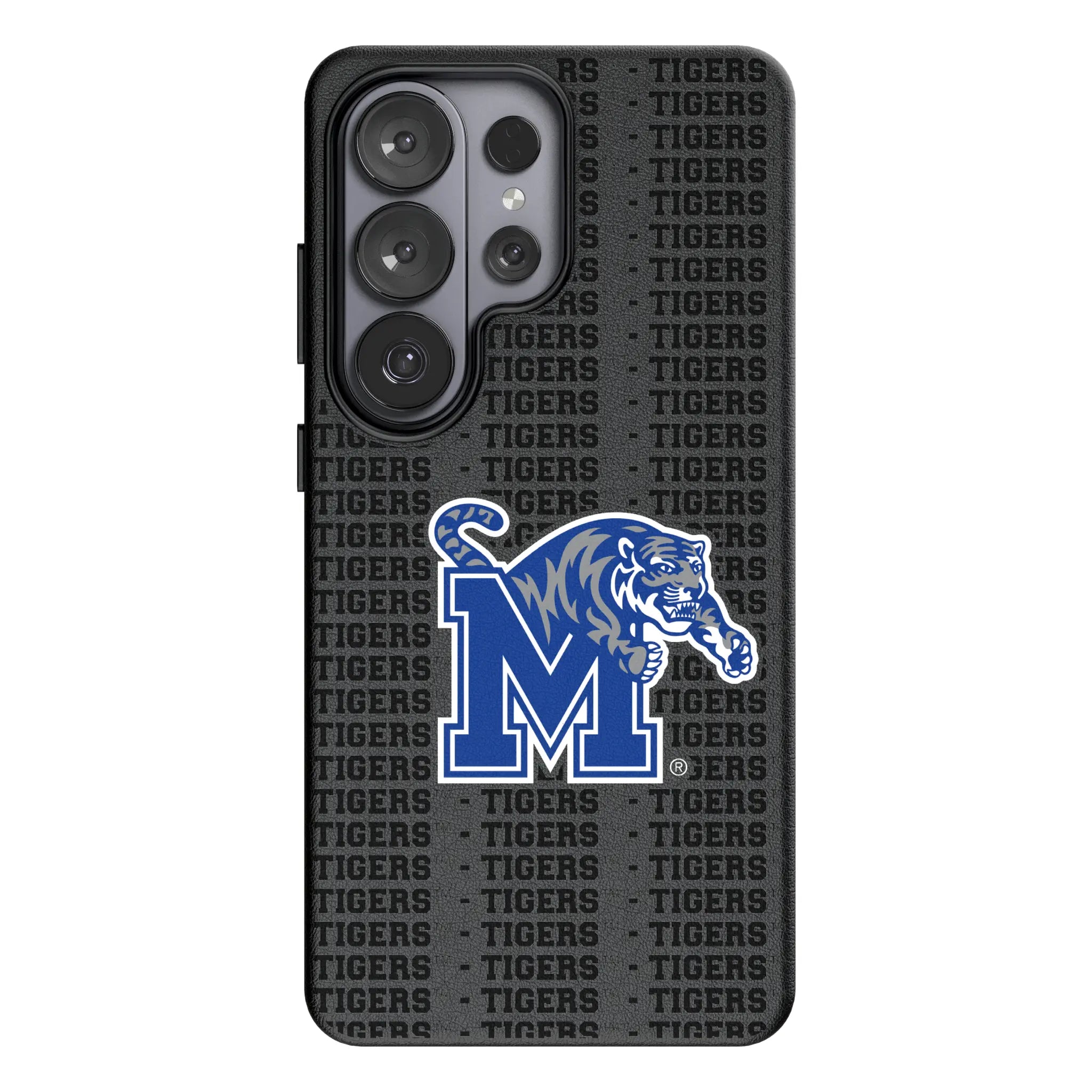 University of Memphis Tigers Text Backdrop Galaxy MagSafe Compatible Phone Case for Samsung Galaxy#Device_Galaxy S26 Ultra