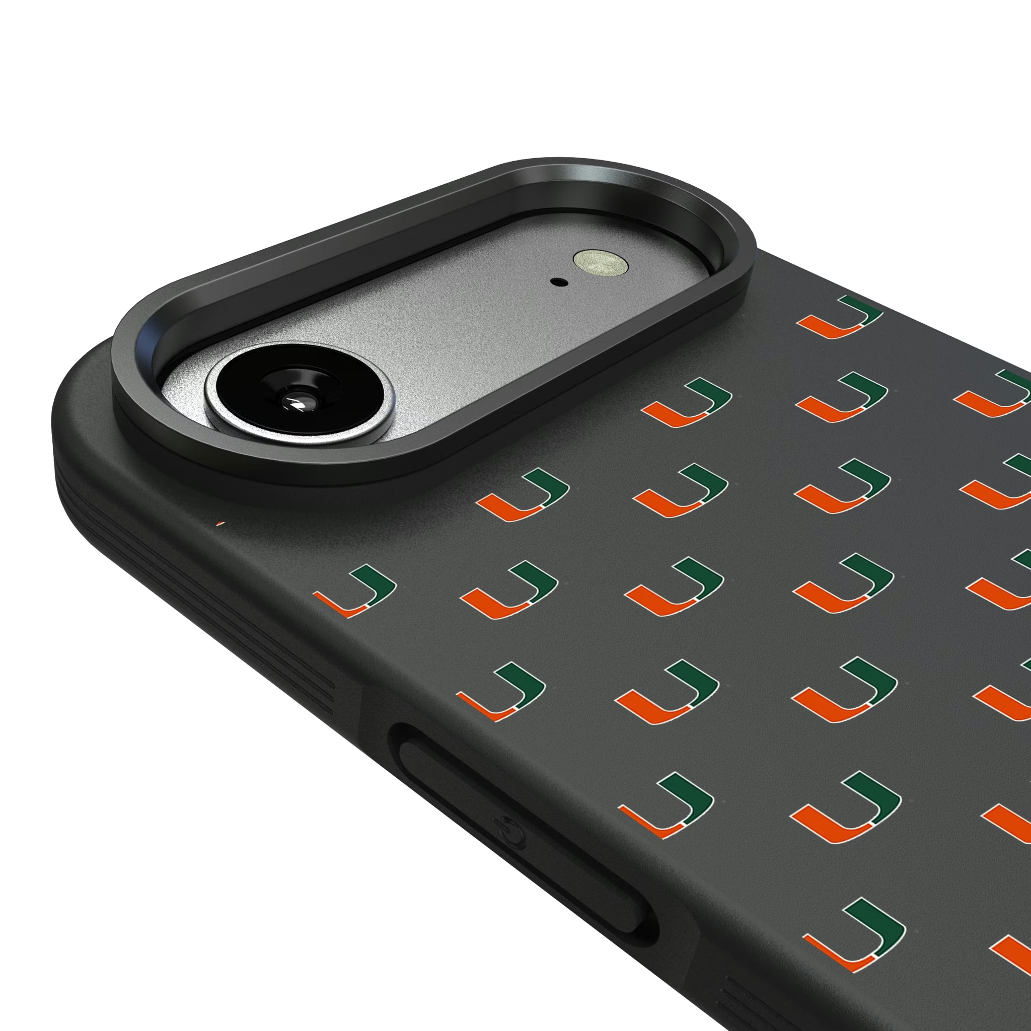University of Miami Hurricanes Fashion Pattern iPhone Bump Phone Case for Apple iPhone - Detail#Device_iPhone Air