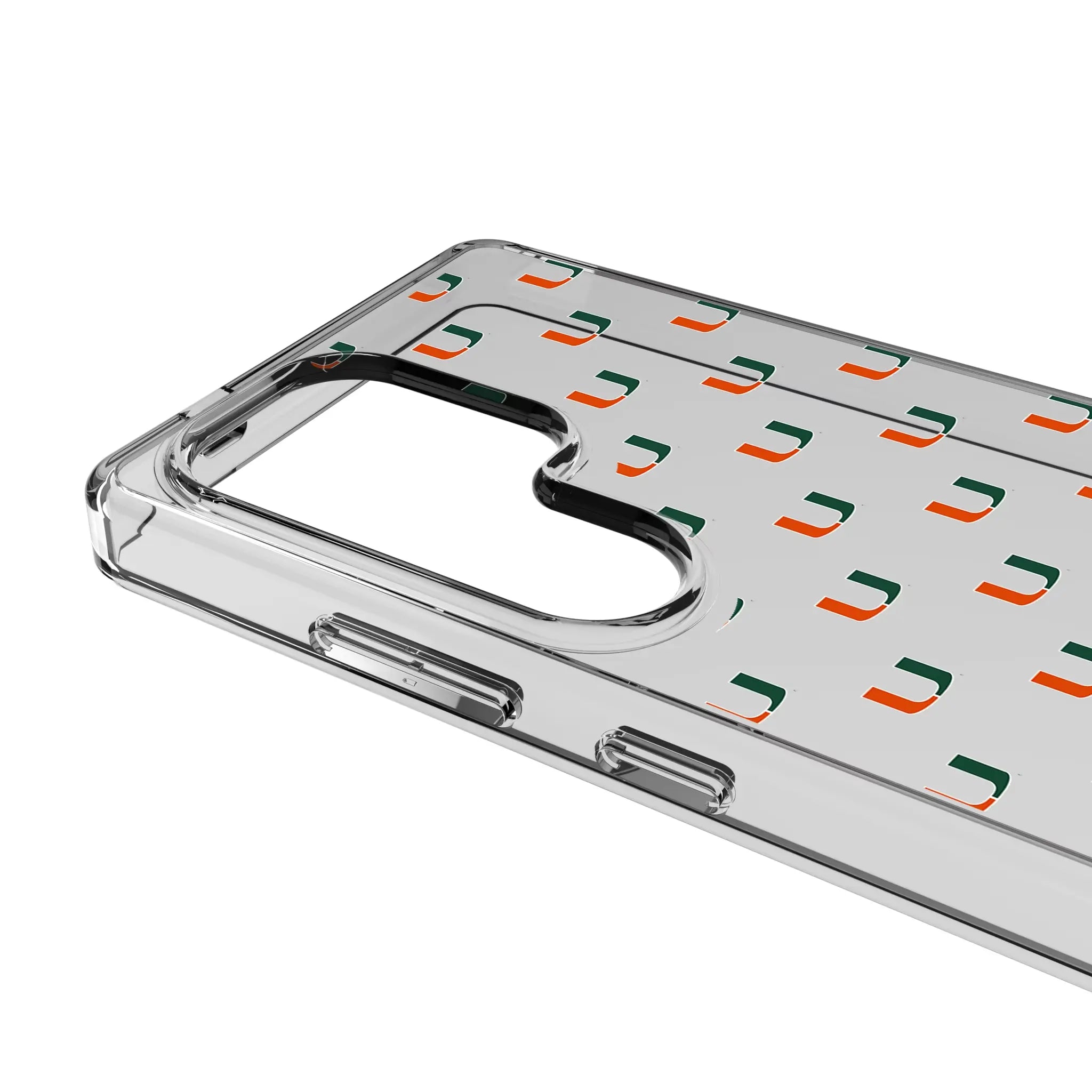 University of Miami Hurricanes Fashion Pattern Galaxy Clear Phone Case for Samsung Galaxy - Detail#Device_Galaxy S25 Ultra