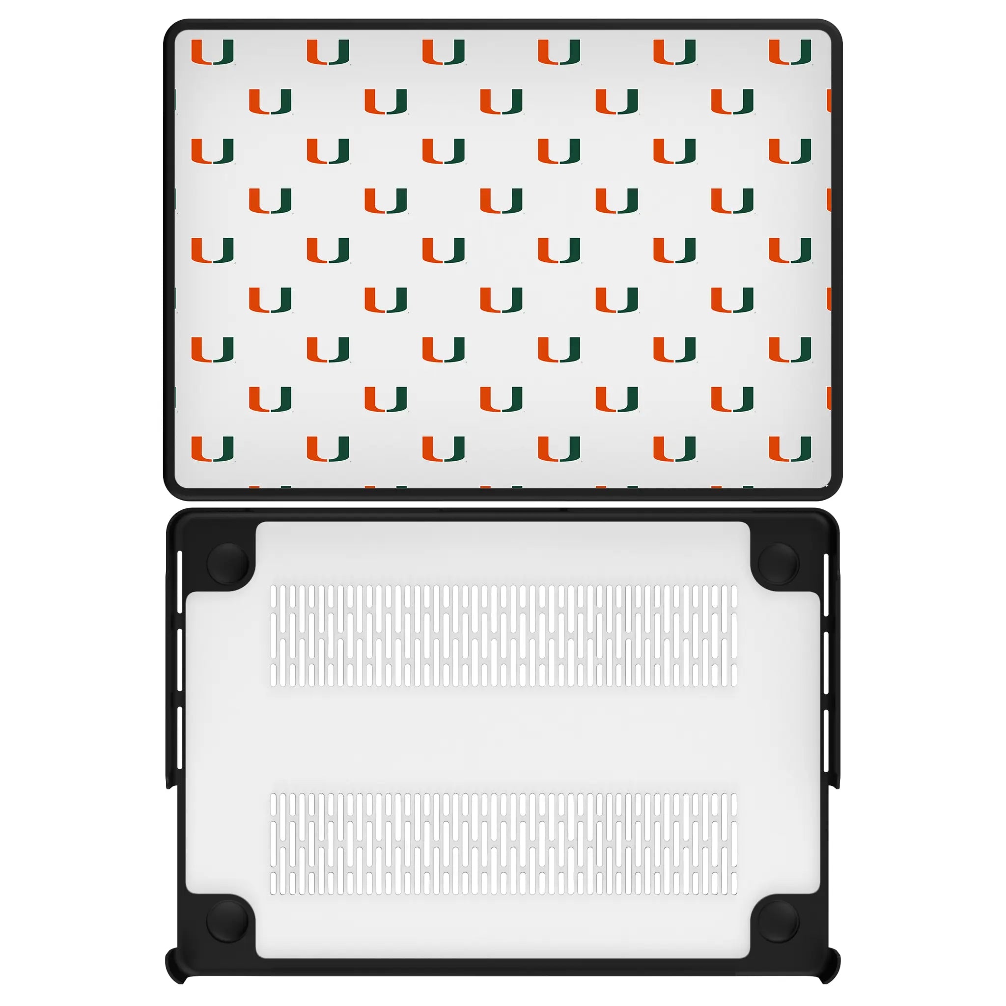 University of Miami Hurricanes Fashion Pattern MacBook Laptop Case for Apple MacBook