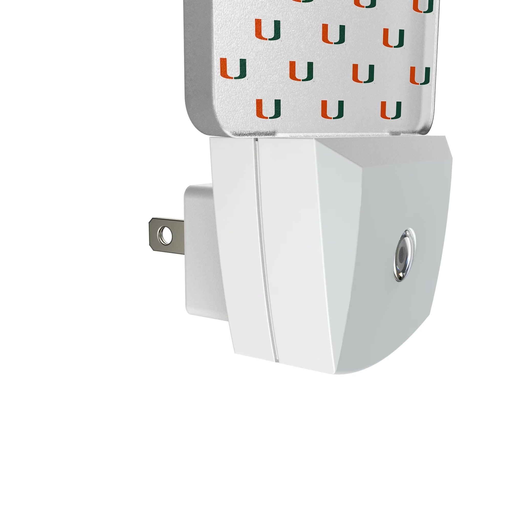 University of Miami Hurricanes Fashion Pattern Night Light 2-Pack - Detail