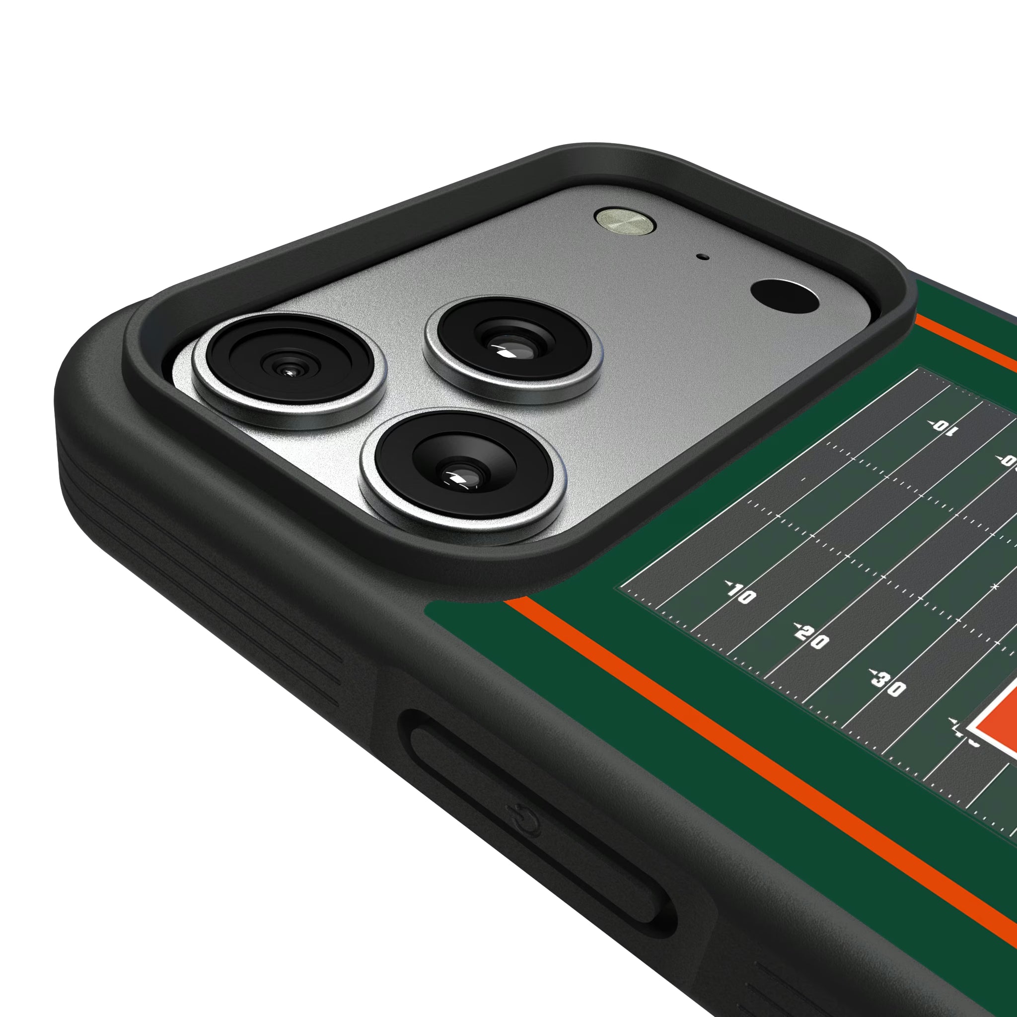 University of Miami Hurricanes Field iPhone Bump Phone Case for Apple iPhone - Detail#Device_iPhone 17 Pro Max