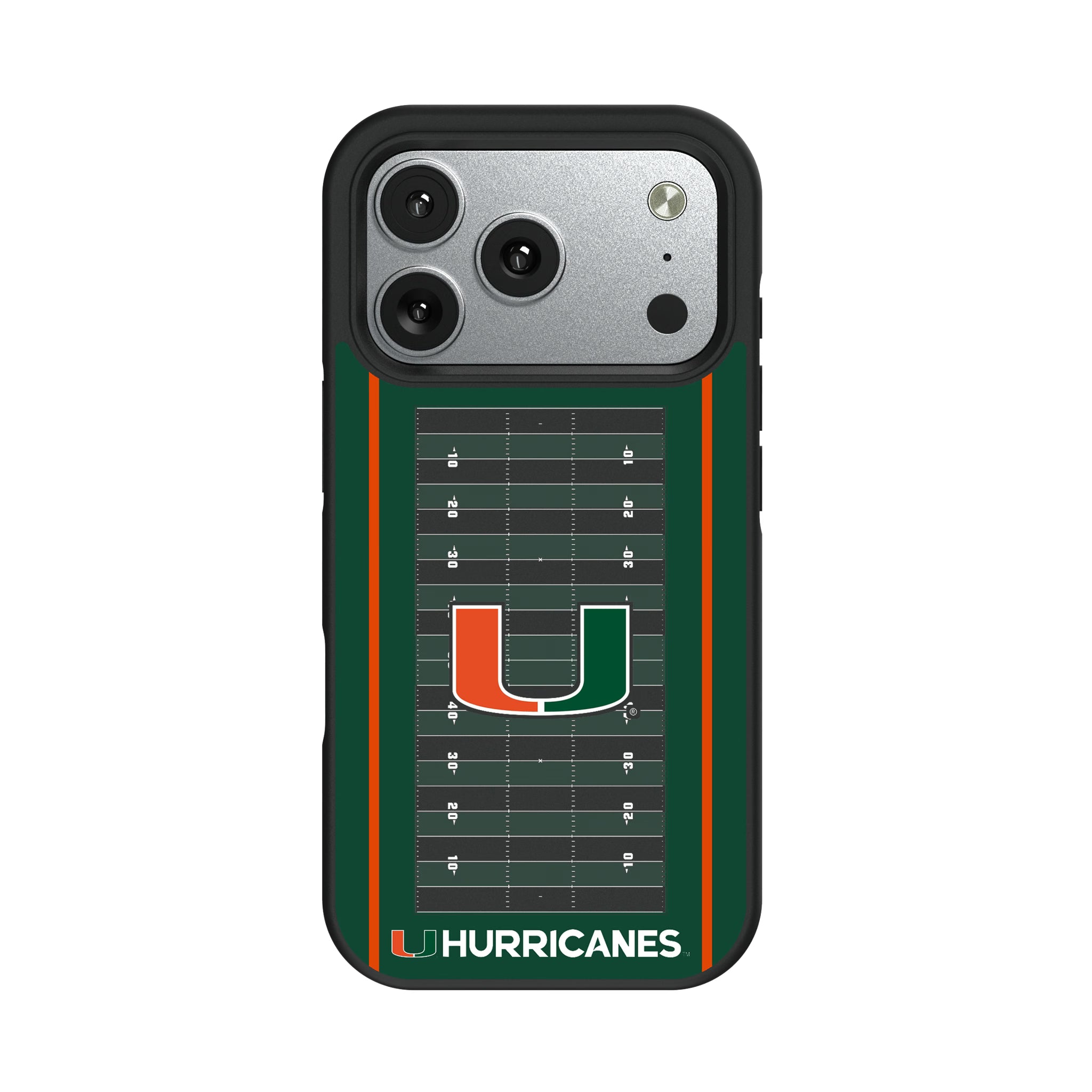 University of Miami Hurricanes Field iPhone Bump Phone Case for Apple iPhone#Device_iPhone 17 Pro