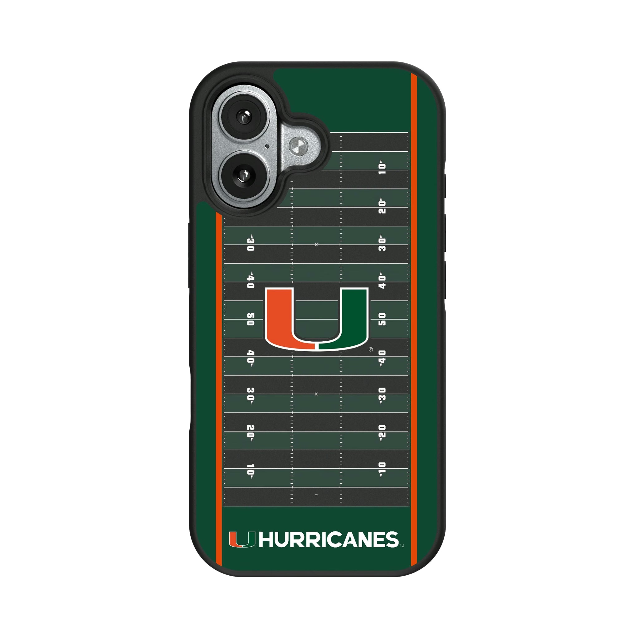 University of Miami Hurricanes Field iPhone Bump Phone Case for Apple iPhone#Device_iPhone 17
