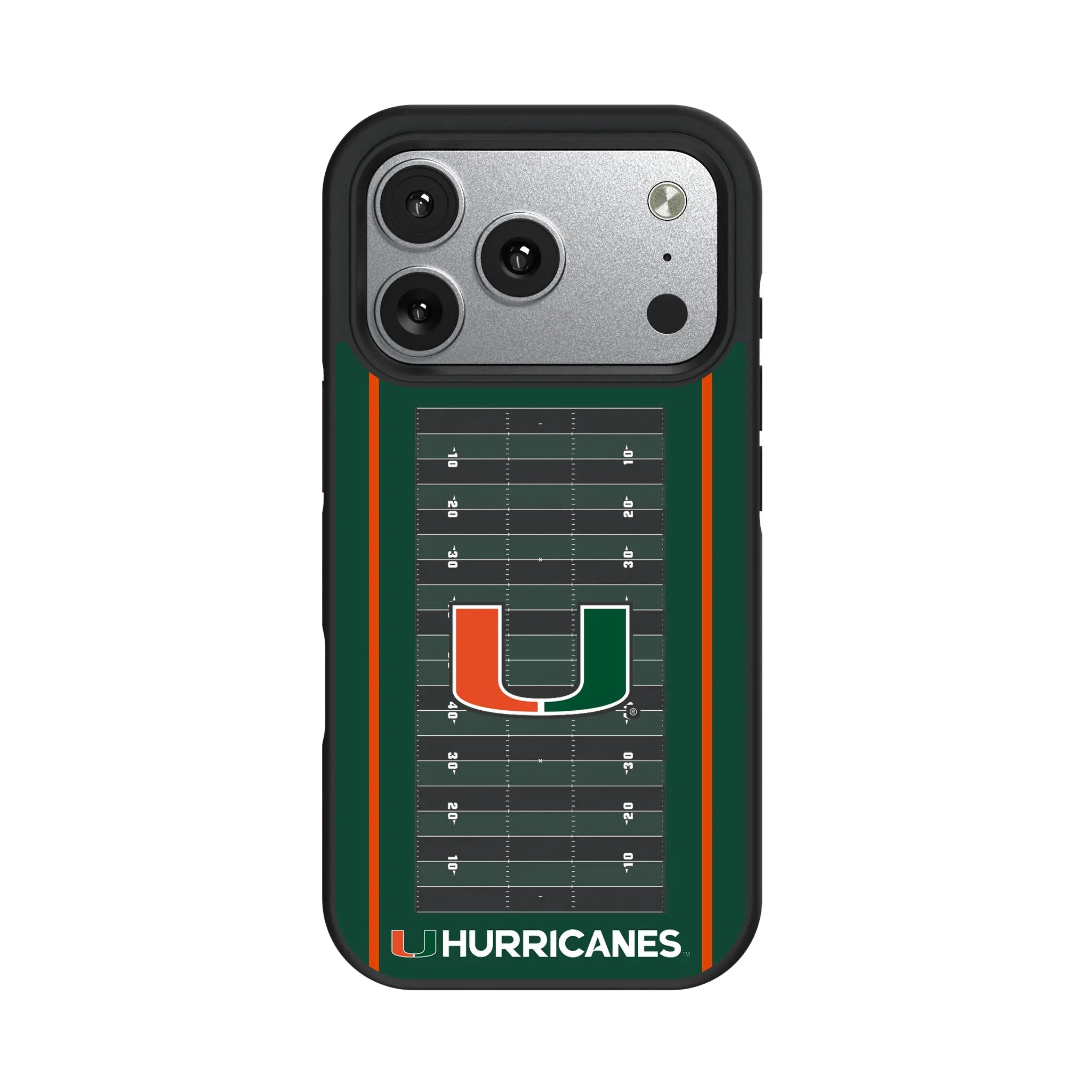 University of Miami Hurricanes Field iPhone Bump Phone Case for Apple iPhone#Device_iPhone 17 Pro