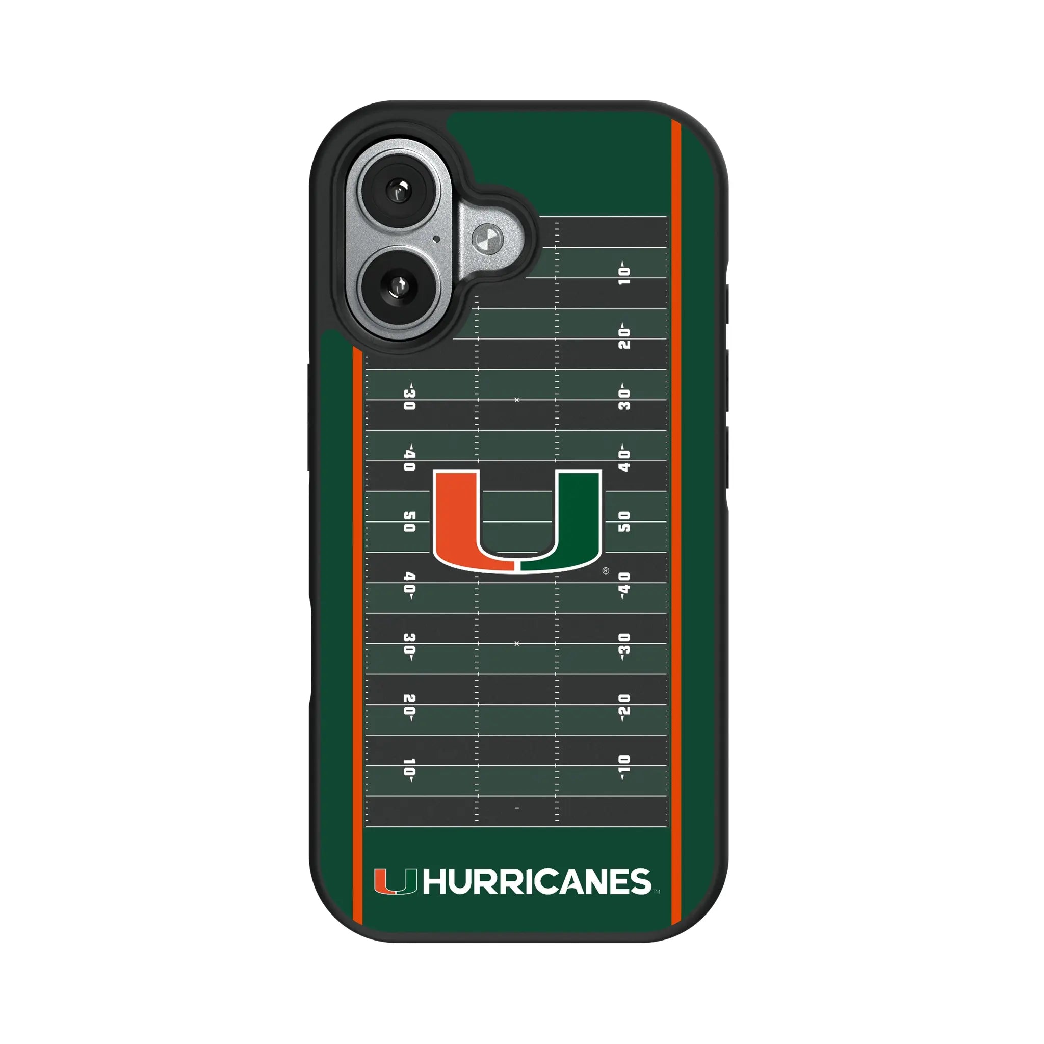 University of Miami Hurricanes Field iPhone Bump Phone Case for Apple iPhone#Device_iPhone 17