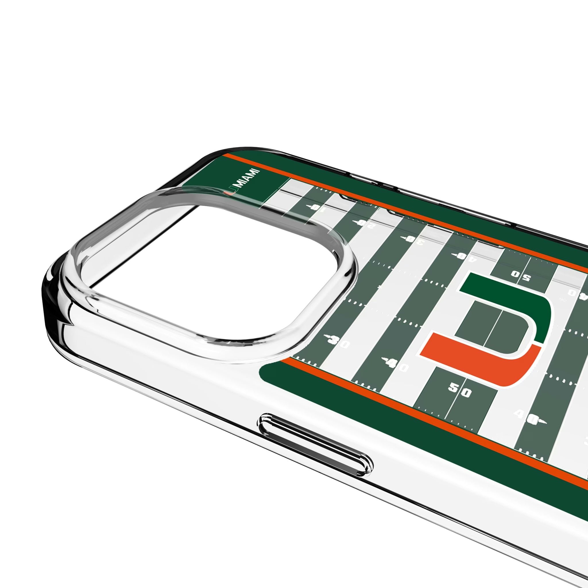 University of Miami Hurricanes Field iPhone Clear Phone Case for Apple iPhone - Detail