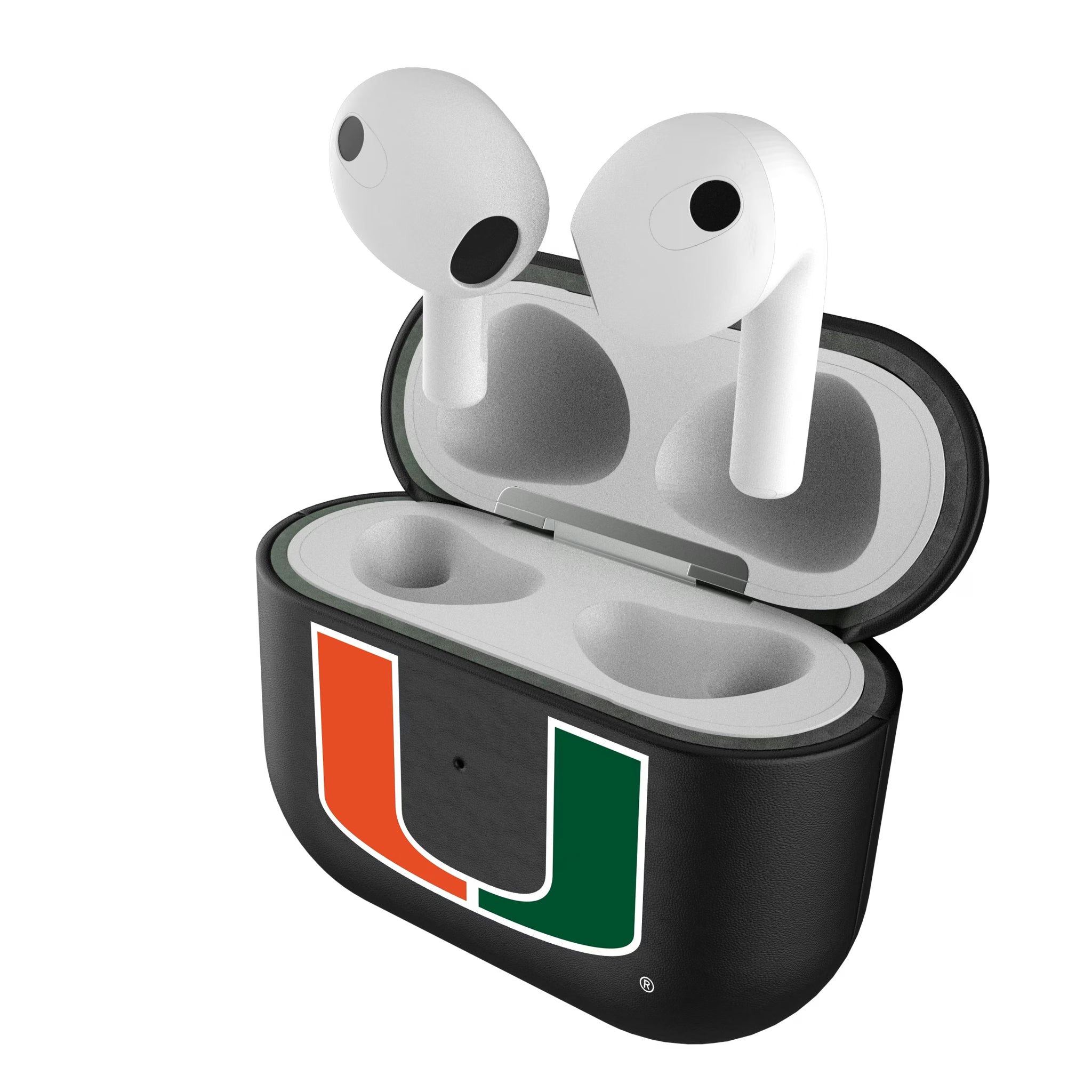 University of Miami Hurricanes Insignia AirPods AirPod Case Cover#Device_AirPods 3rd Gen