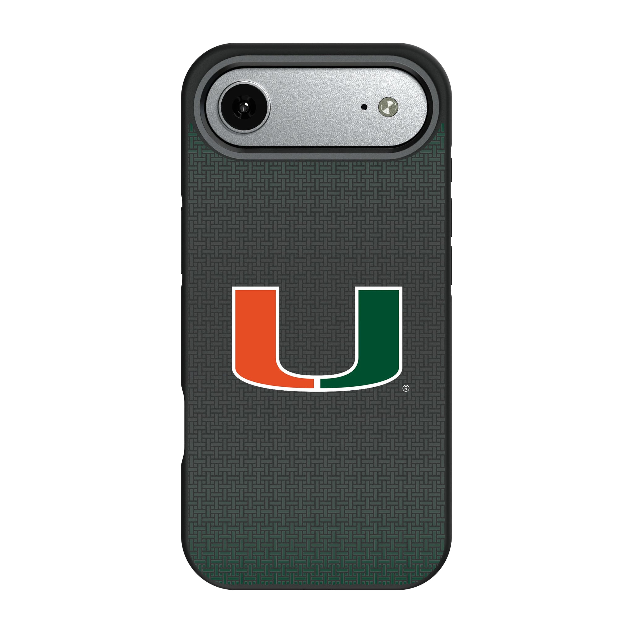 University of Miami Hurricanes Linen iPhone Bump Phone Case for Apple iPhone#Device_iPhone Air