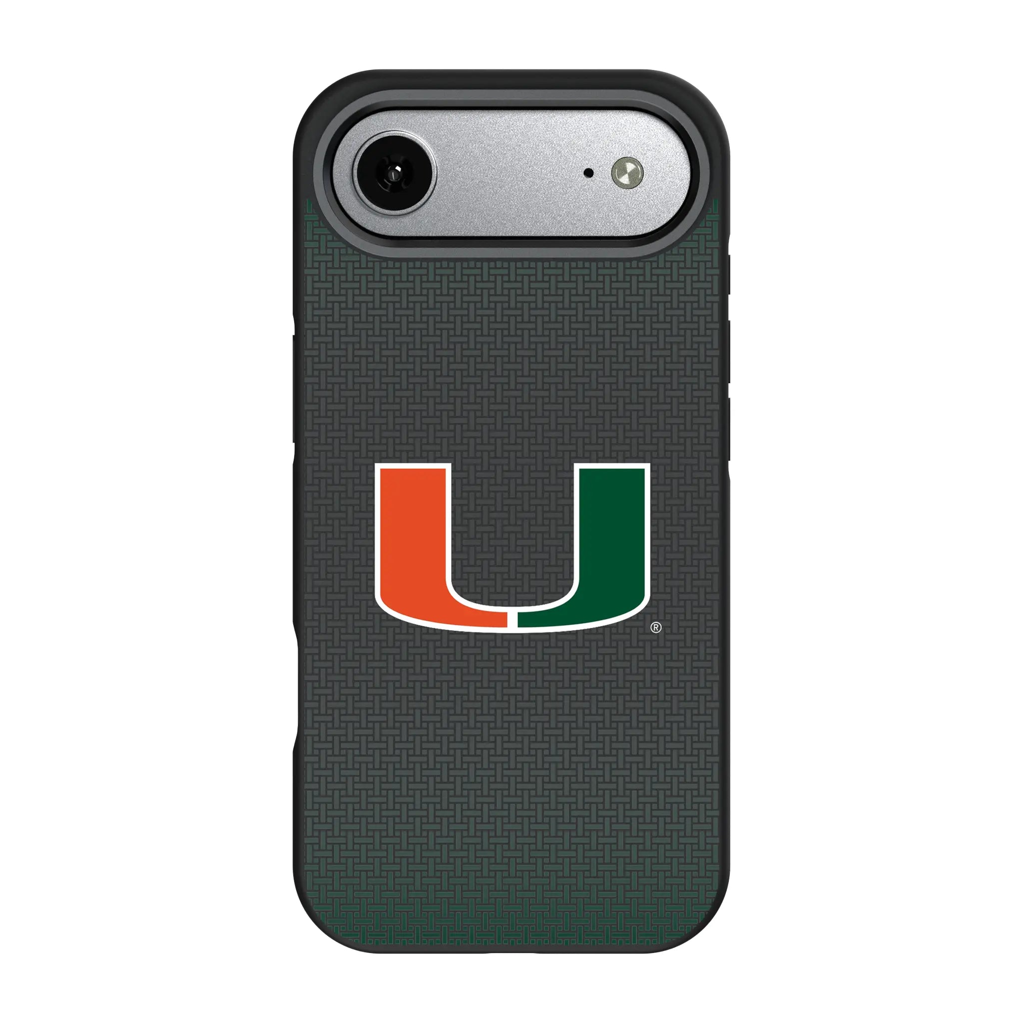 University of Miami Hurricanes Linen iPhone Bump Phone Case for Apple iPhone#Device_iPhone Air