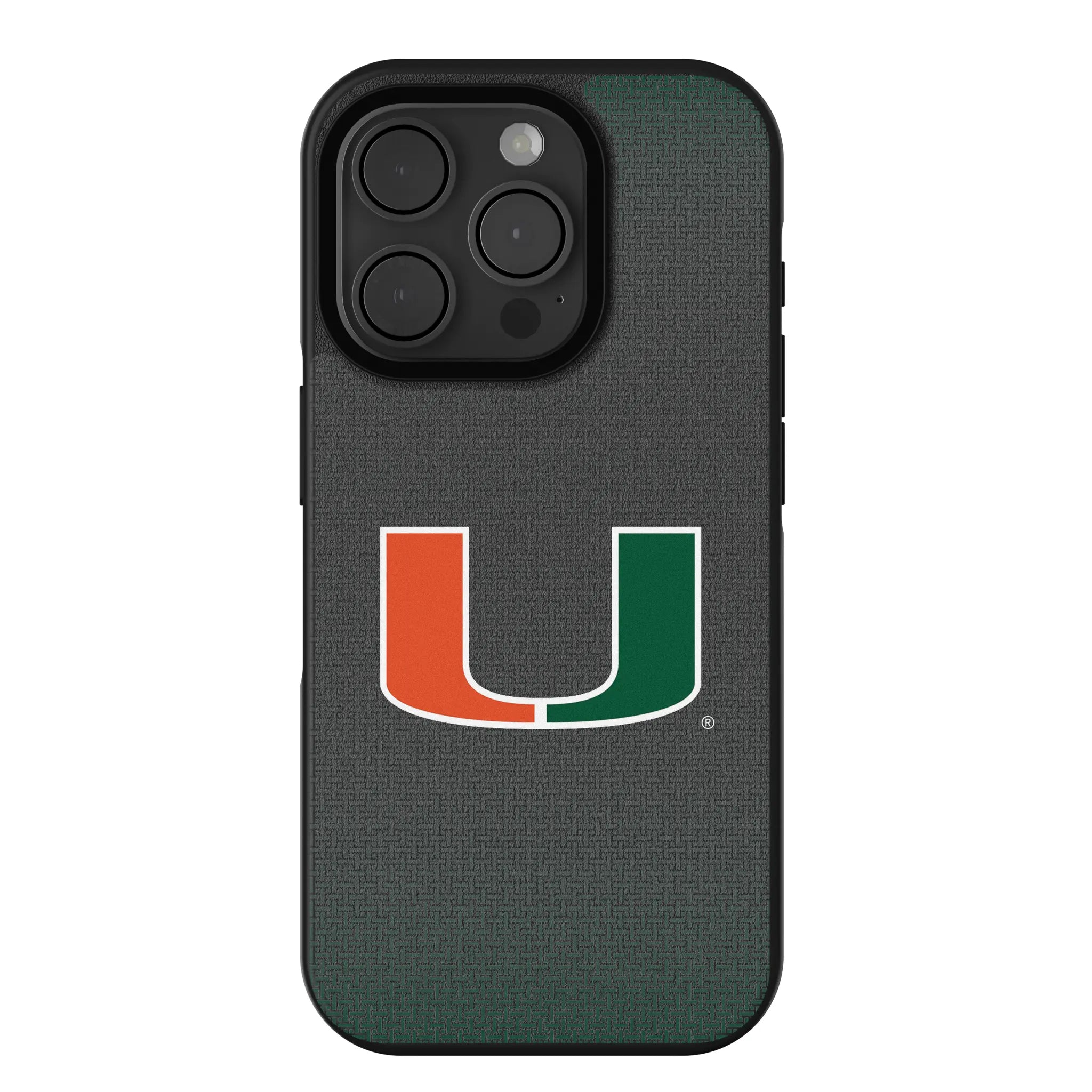 University of Miami Hurricanes Linen iPhone Bump Phone Case for Apple iPhone