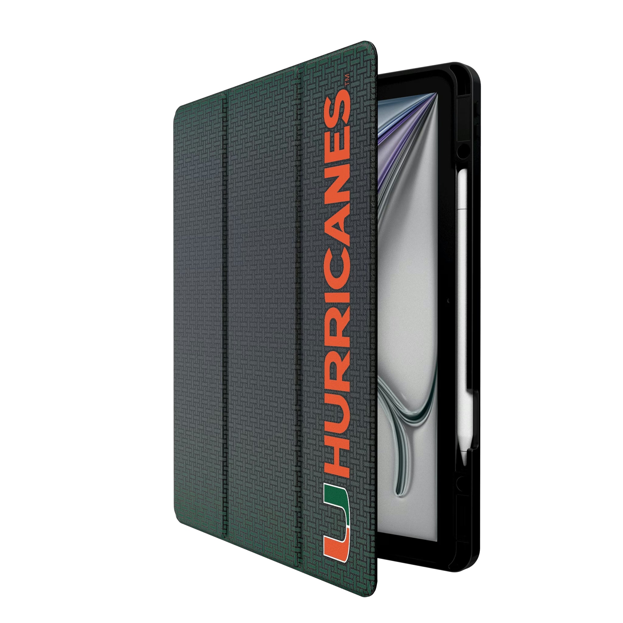University of Miami Hurricanes Linen iPad Tablet Case for Apple iPad
