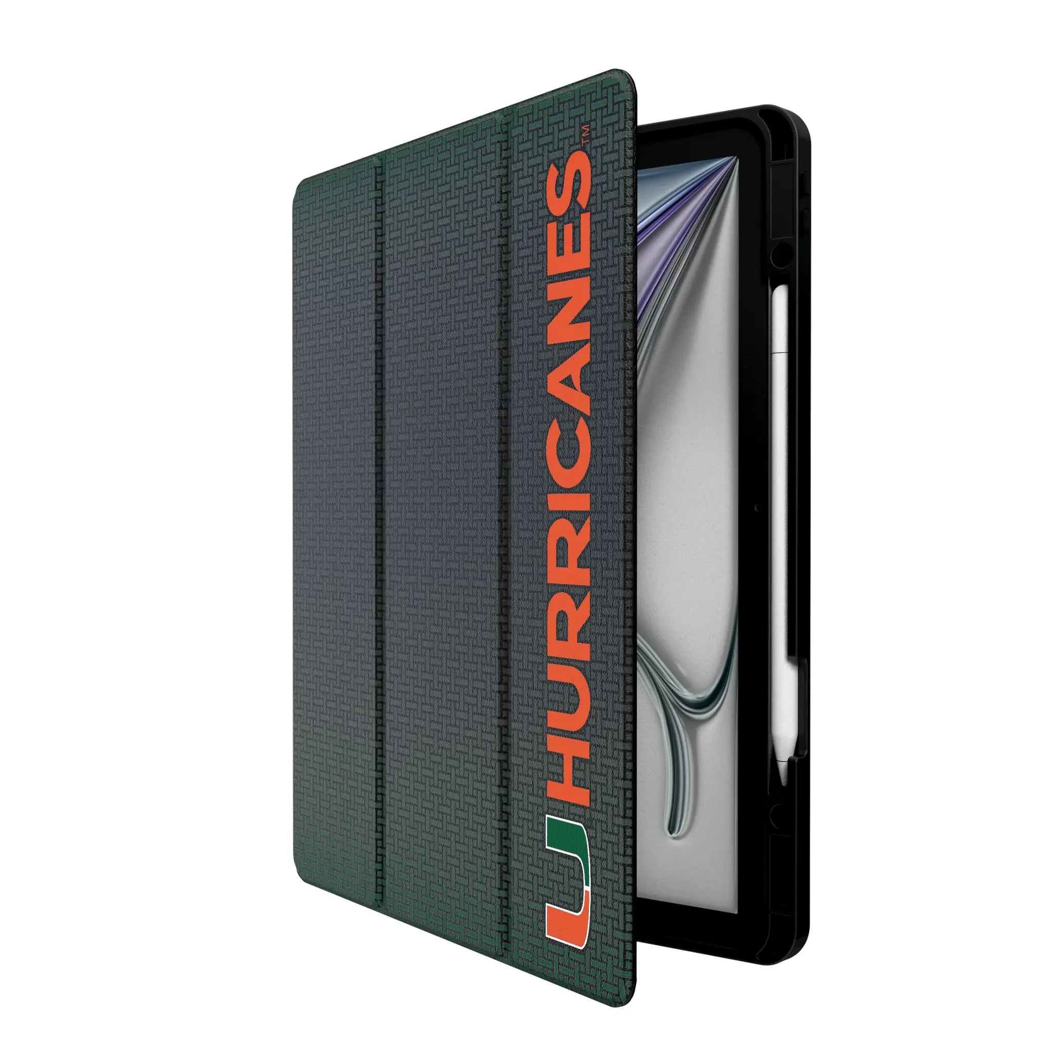 University of Miami Hurricanes Linen iPad Tablet Case for Apple iPad
