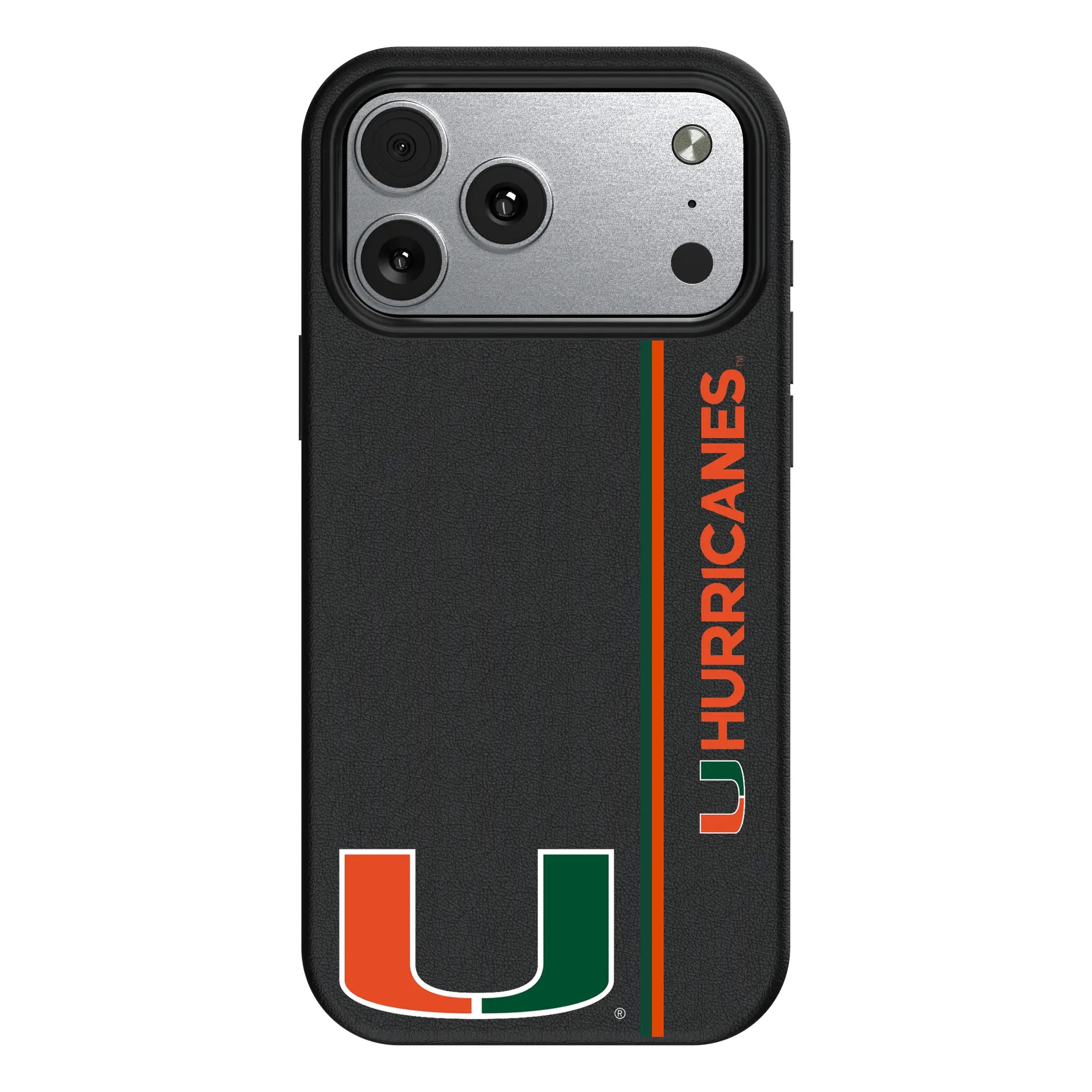 University of Miami Hurricanes Sidebar iPhone MagSafe Compatible Phone Case for Apple iPhone#Device_iPhone 17 Pro Max
