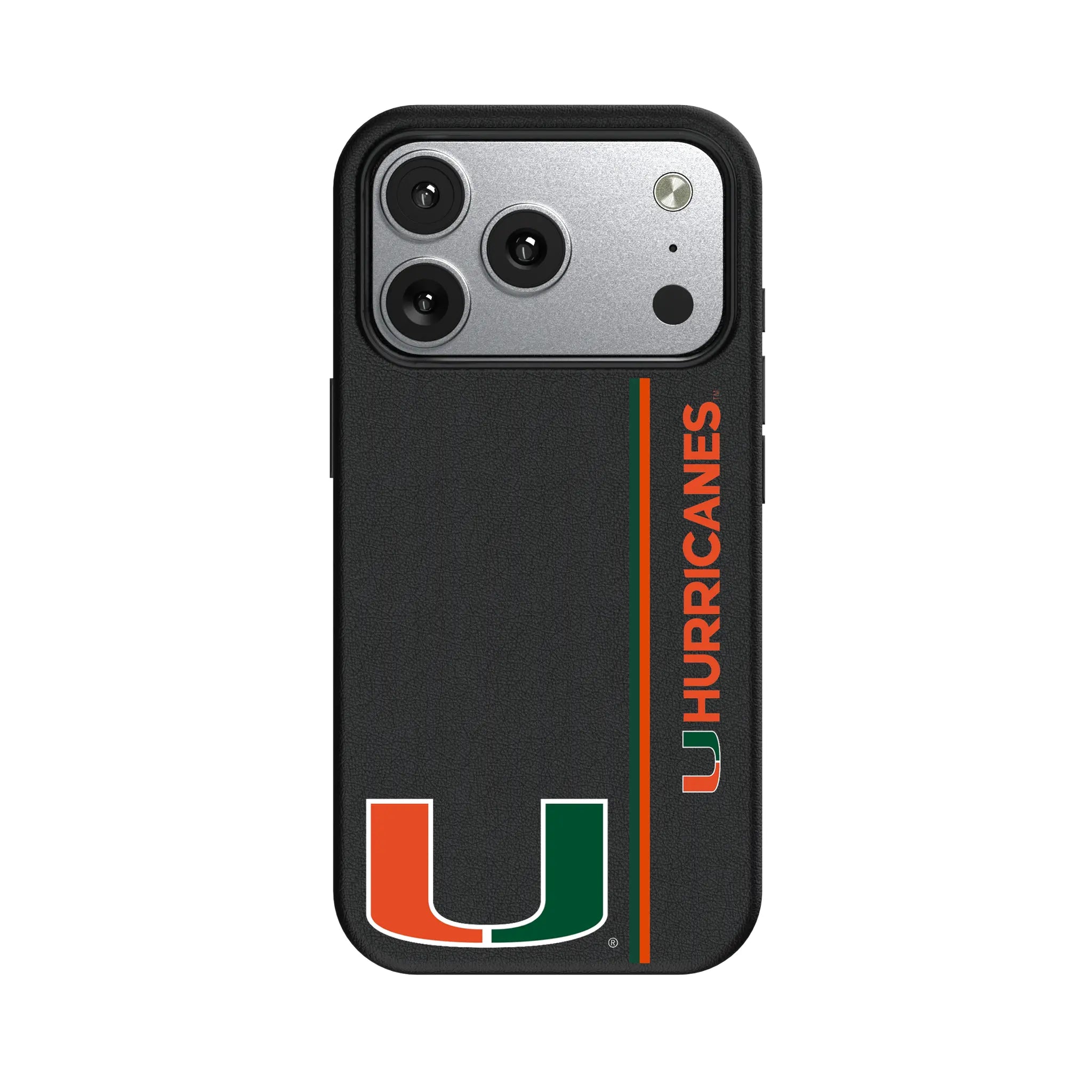 University of Miami Hurricanes Sidebar iPhone MagSafe Compatible Phone Case for Apple iPhone#Device_iPhone 17 Pro