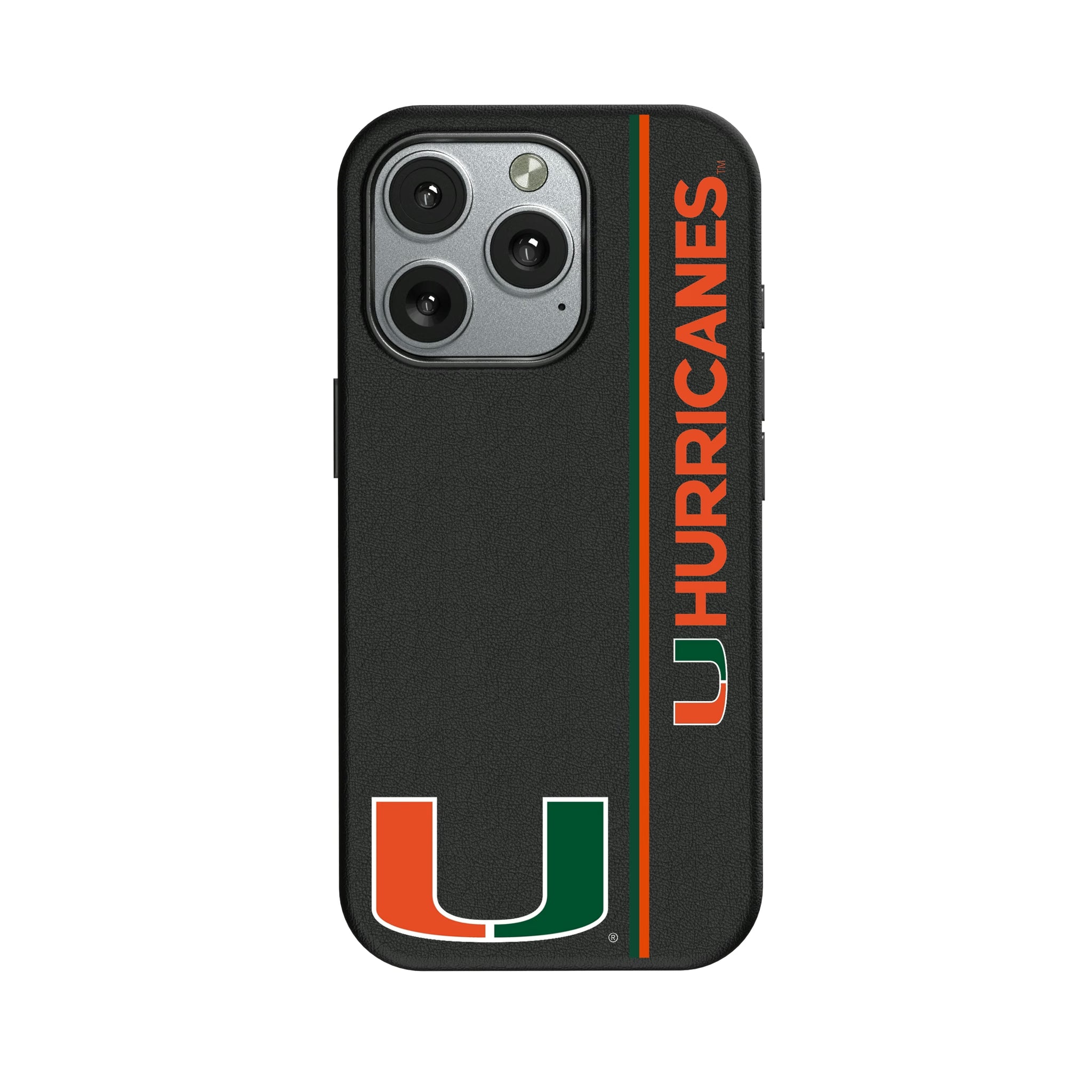University of Miami Hurricanes Sidebar iPhone MagSafe Compatible Phone Case for Apple iPhone