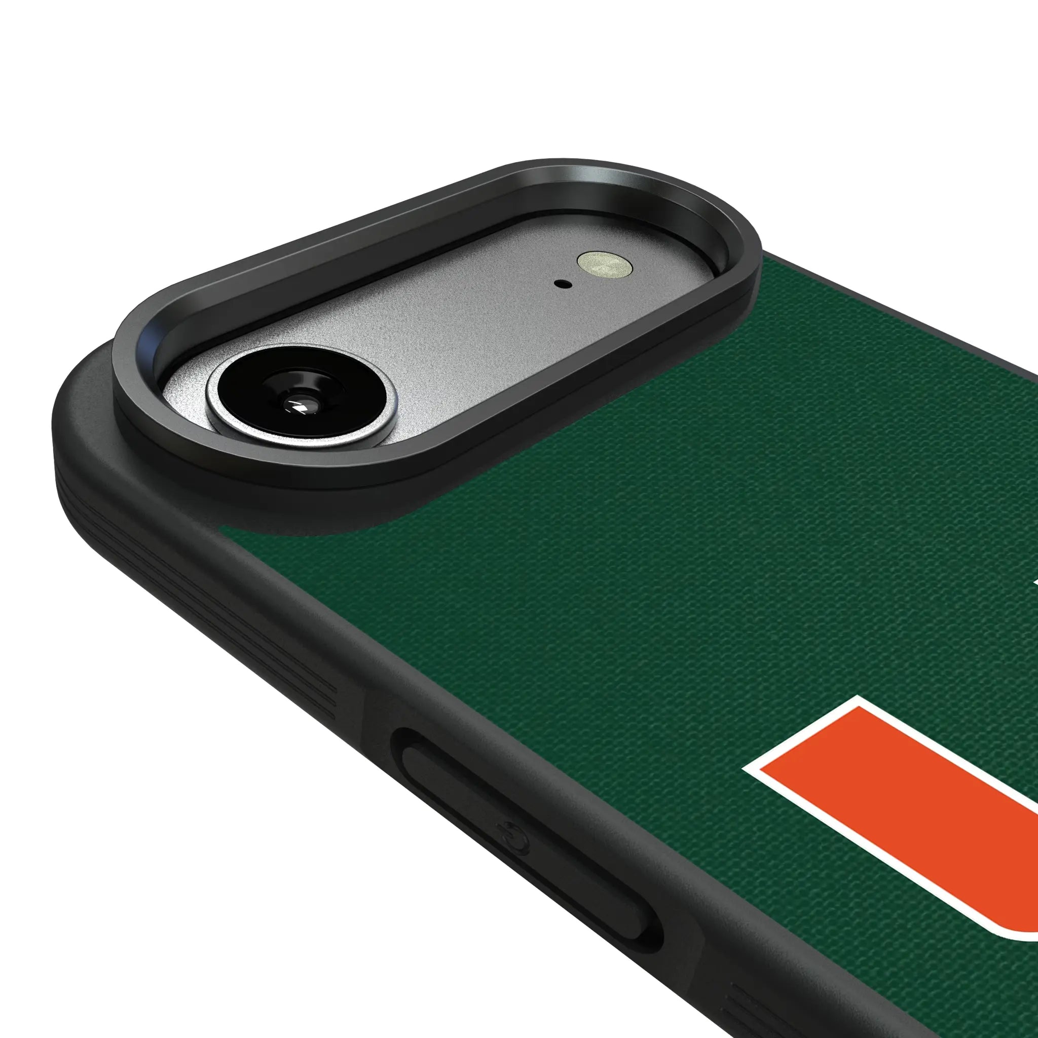 University of Miami Hurricanes Solid iPhone Bump Phone Case for Apple iPhone - Detail#Device_iPhone Air