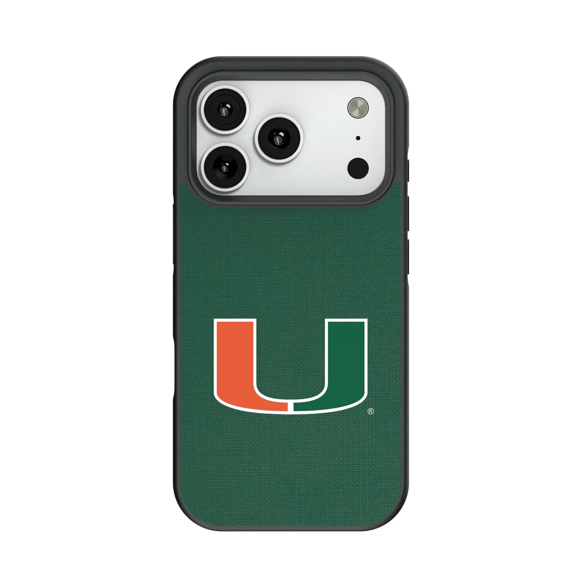 University of Miami Hurricanes Solid Bump Phone Case for Apple iPhone