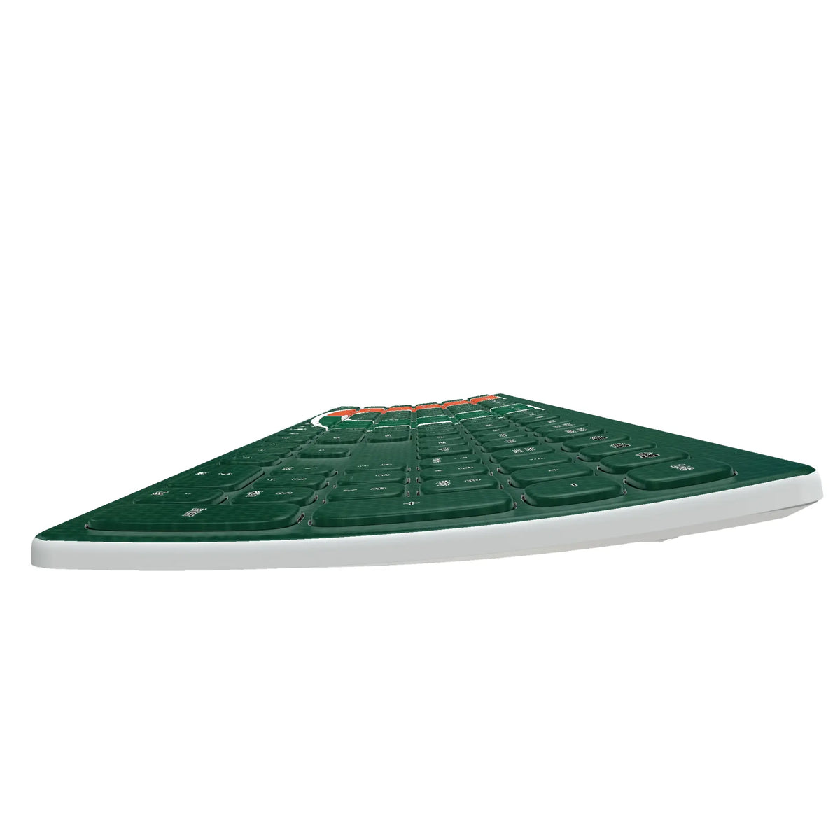 University of Miami Hurricanes Solid KKB605 Curved Wireless Keyboard