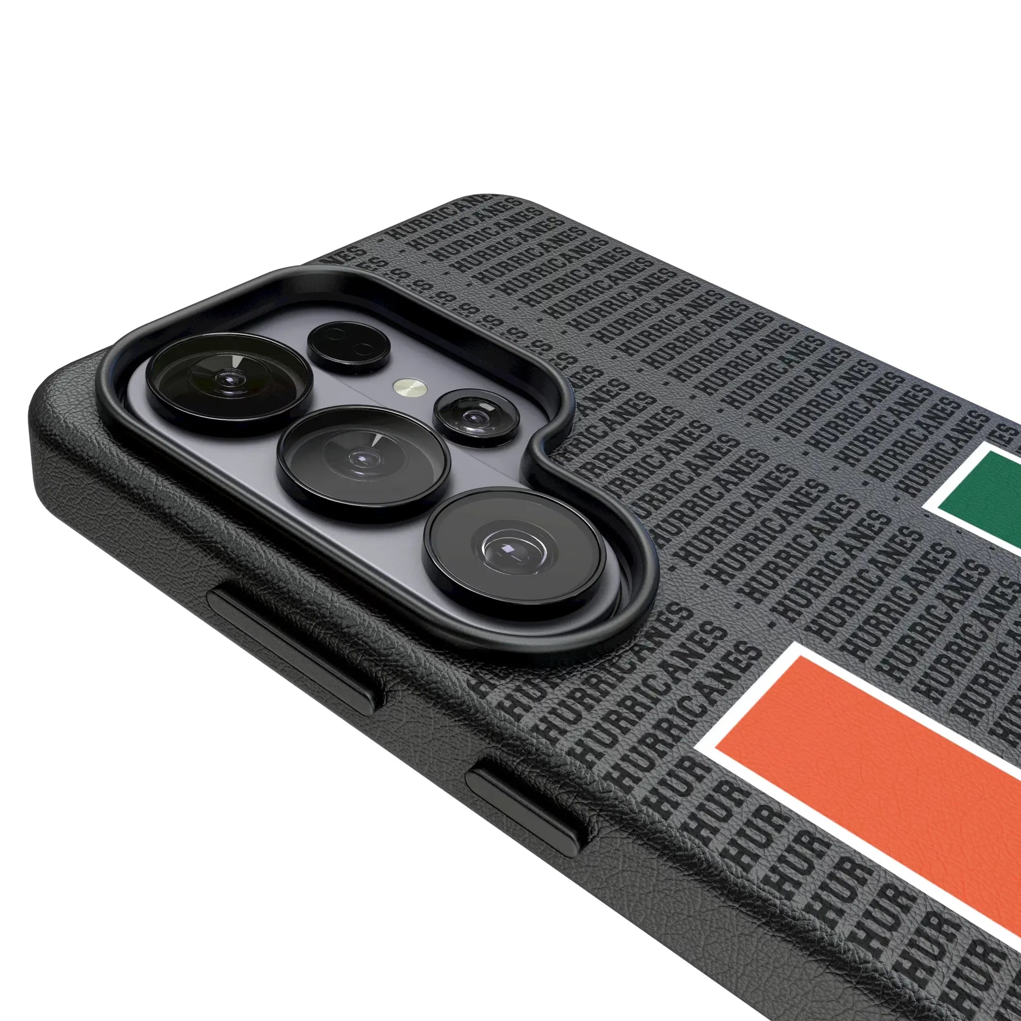 University of Miami Hurricanes Text Backdrop Galaxy MagSafe Compatible Phone Case for Samsung Galaxy - Detail#Device_Galaxy S26 Ultra