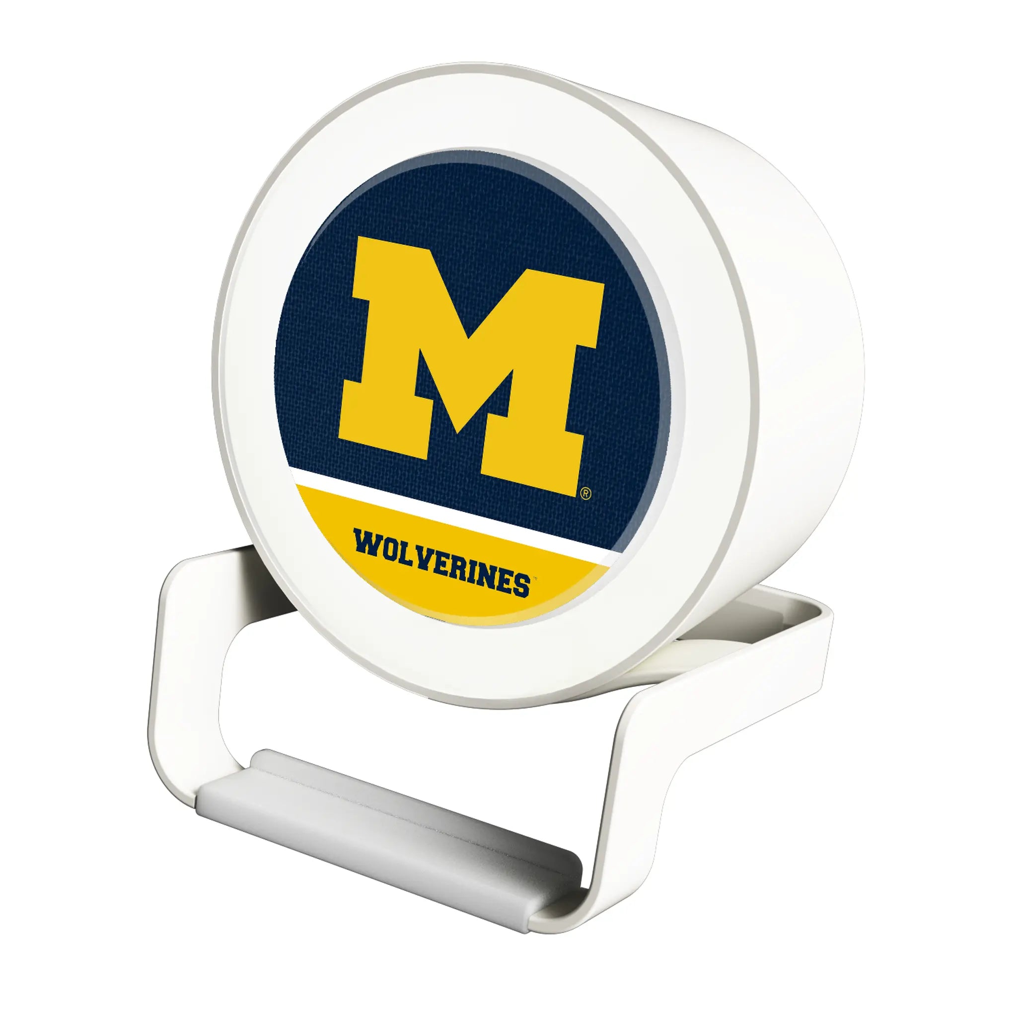 University of Michigan Wolverines Endzone Solid Night Light Charger and Bluetooth Speaker