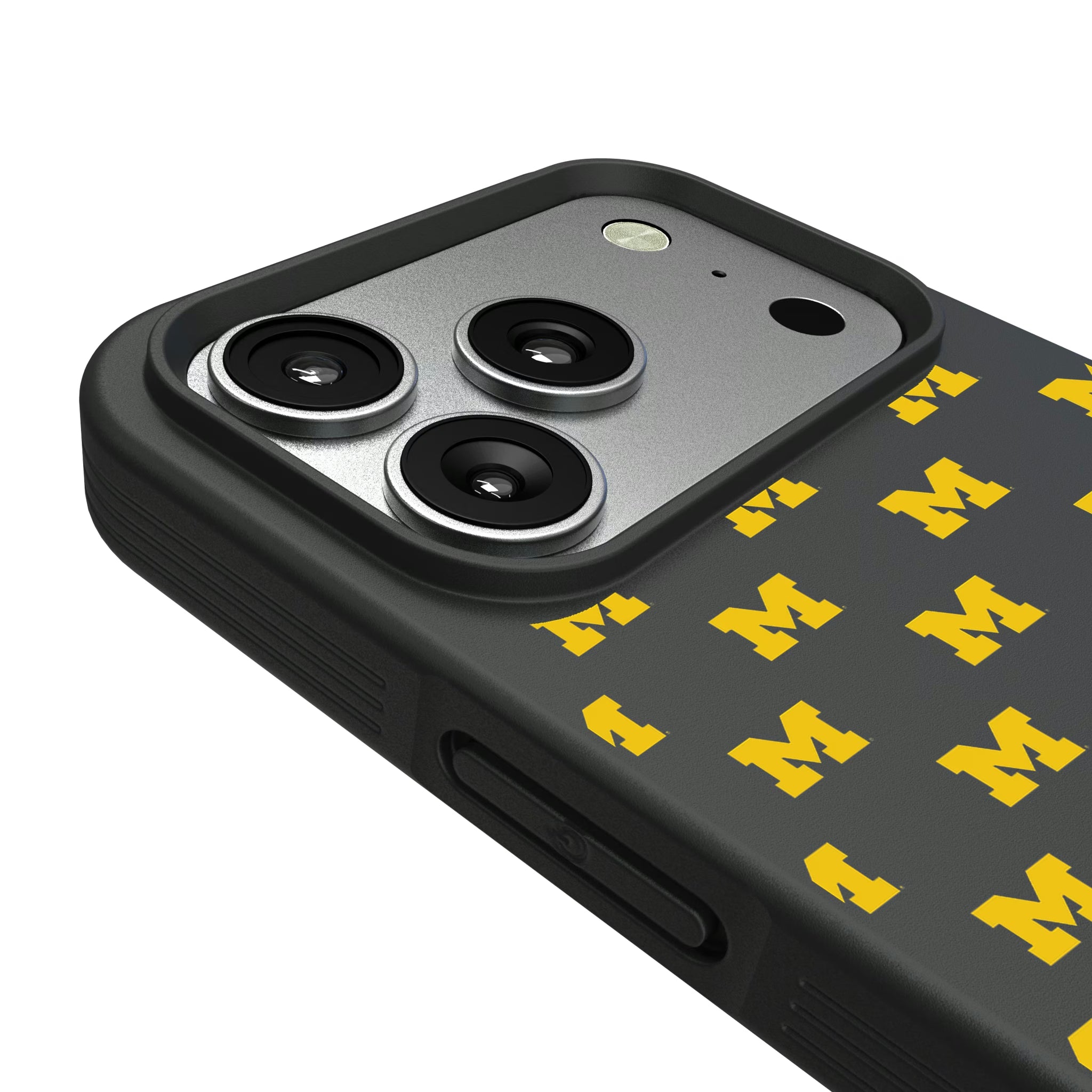 University of Michigan Wolverines Fashion Pattern iPhone Bump Phone Case for Apple iPhone - Detail#Device_iPhone 17 Pro