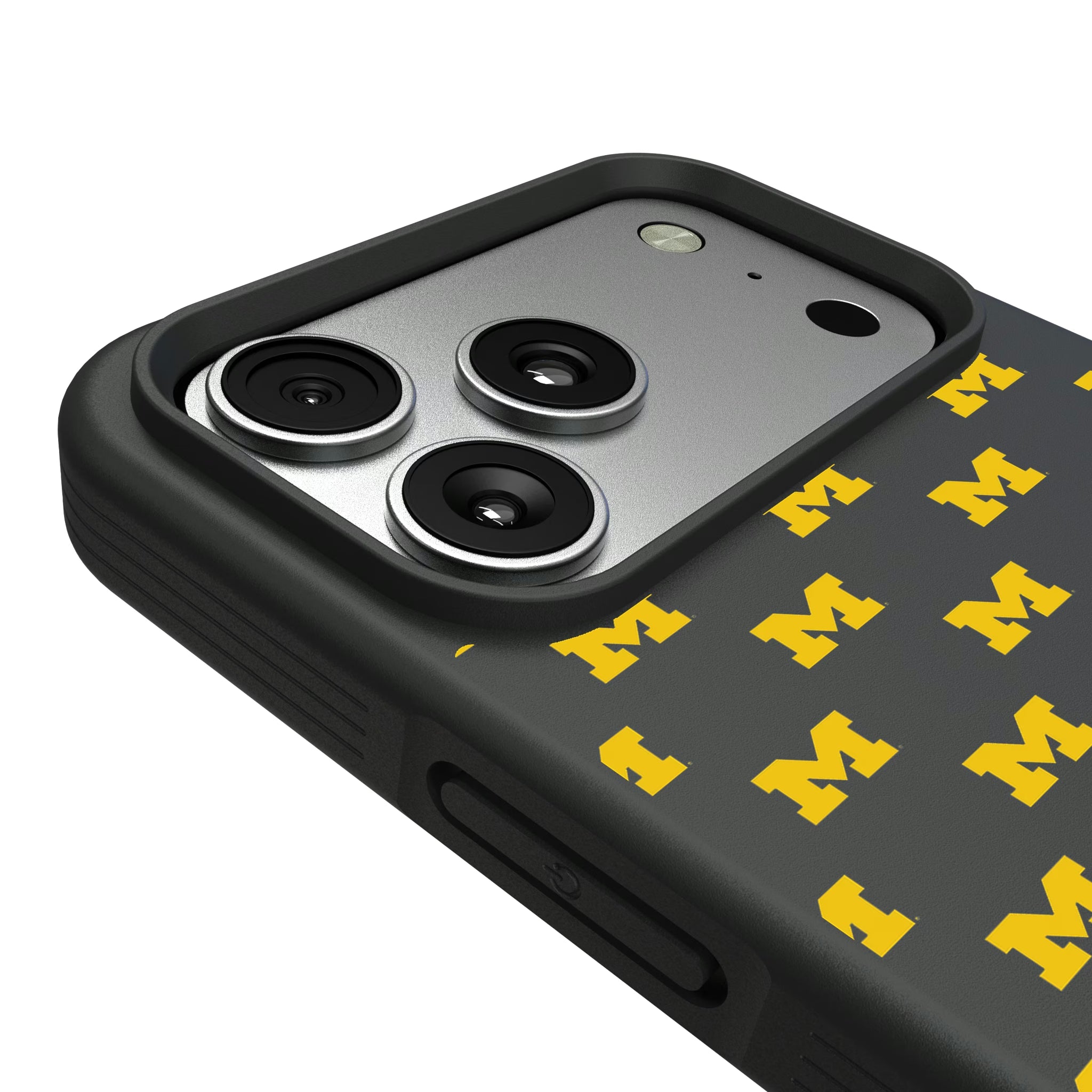 University of Michigan Wolverines Fashion Pattern iPhone Bump Phone Case for Apple iPhone - Detail#Device_iPhone 17 Pro Max