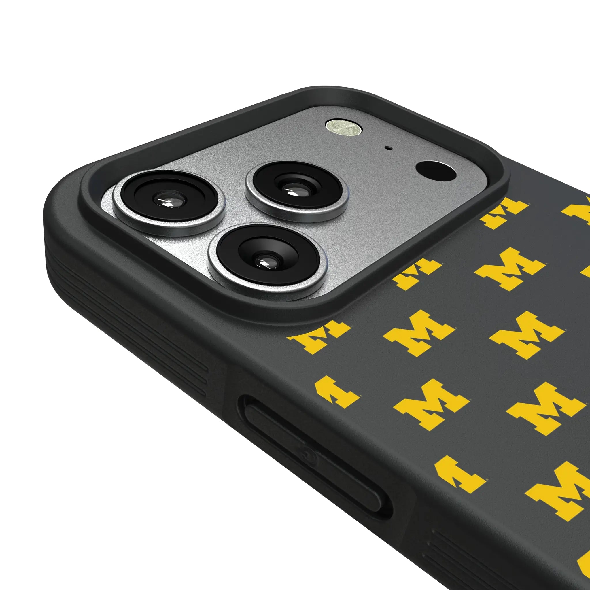 University of Michigan Wolverines Fashion Pattern iPhone Bump Phone Case for Apple iPhone - Detail#Device_iPhone 17 Pro