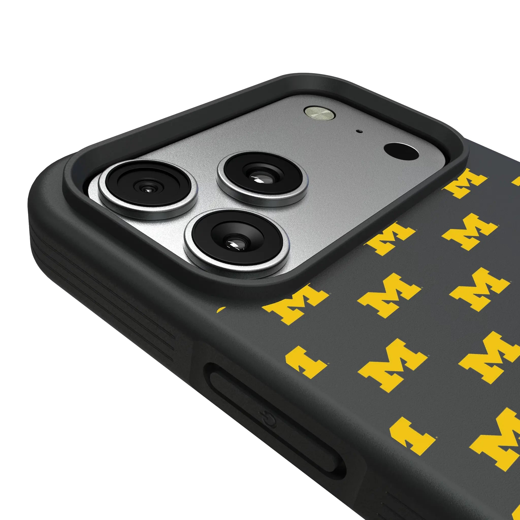 University of Michigan Wolverines Fashion Pattern iPhone Bump Phone Case for Apple iPhone - Detail#Device_iPhone 17 Pro Max