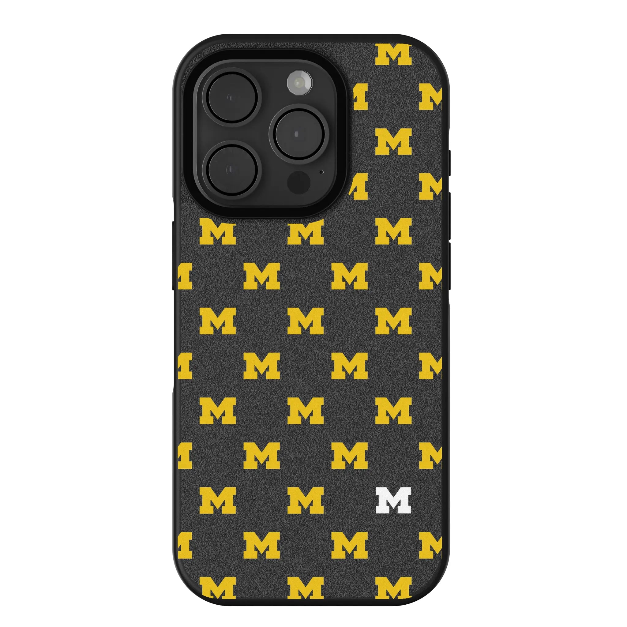 University of Michigan Wolverines Fashion Pattern iPhone Bump Phone Case for Apple iPhone