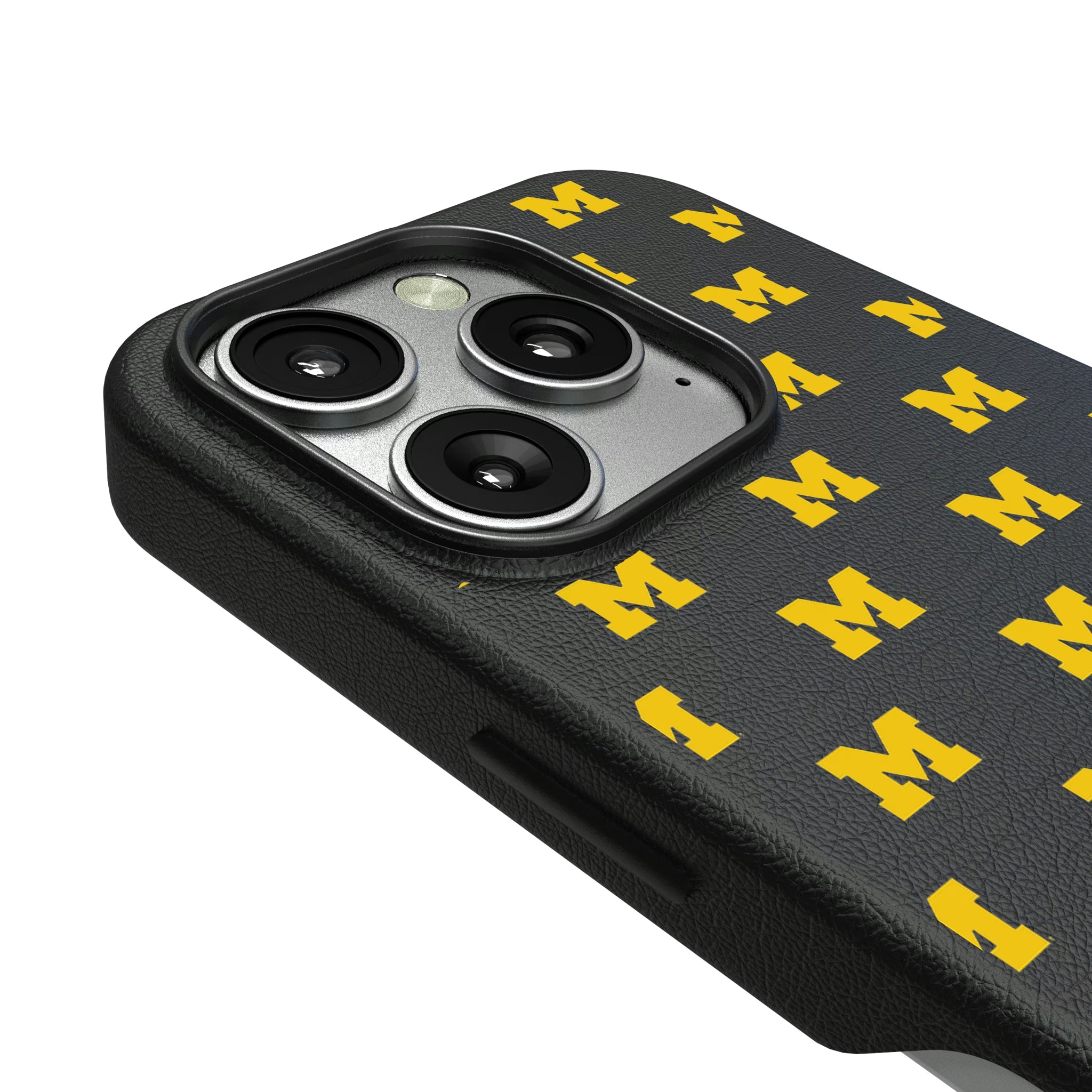 University of Michigan Wolverines Fashion Pattern iPhone MagSafe Compatible Phone Case for Apple iPhone - Detail