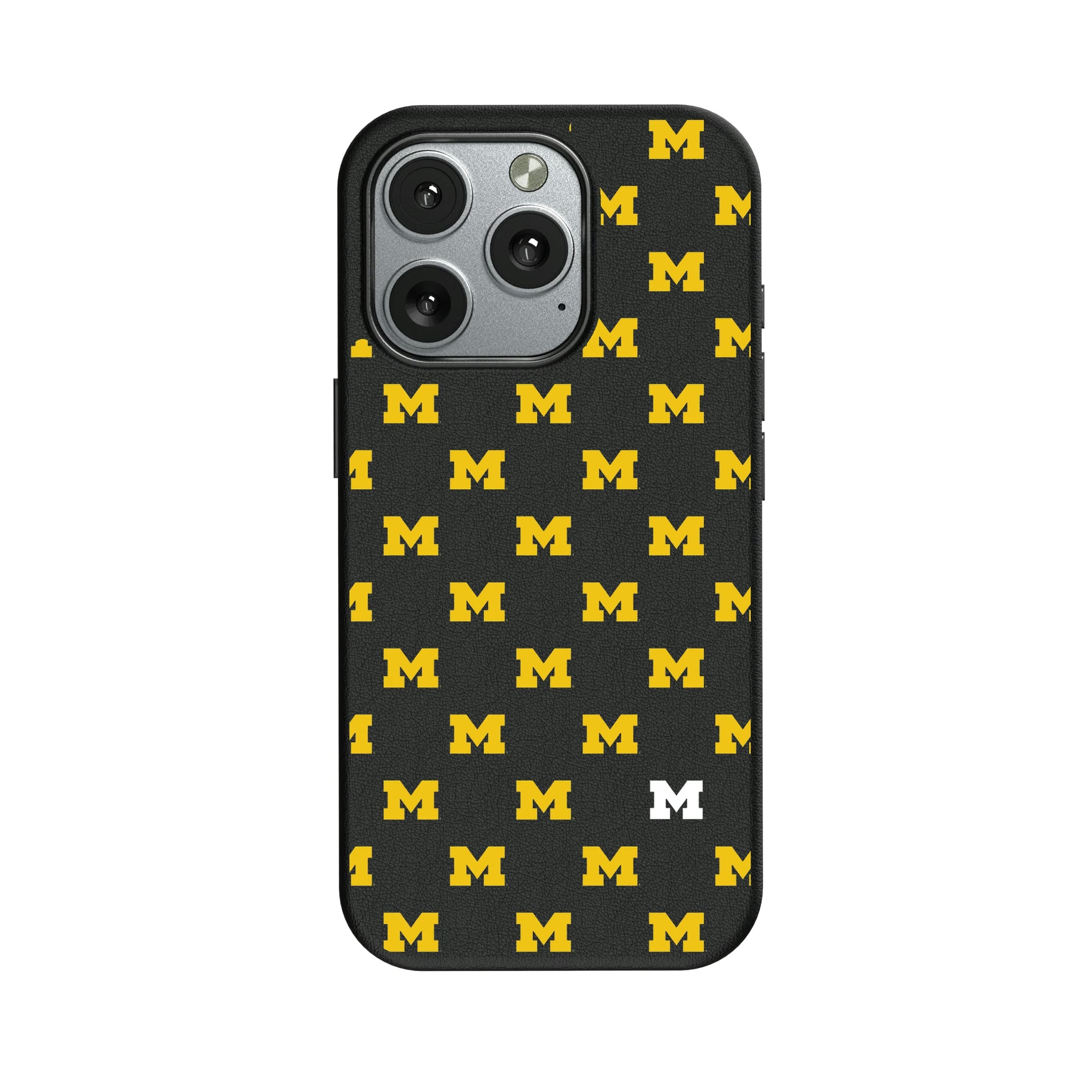 University of Michigan Wolverines Fashion Pattern iPhone MagSafe Compatible Phone Case for Apple iPhone