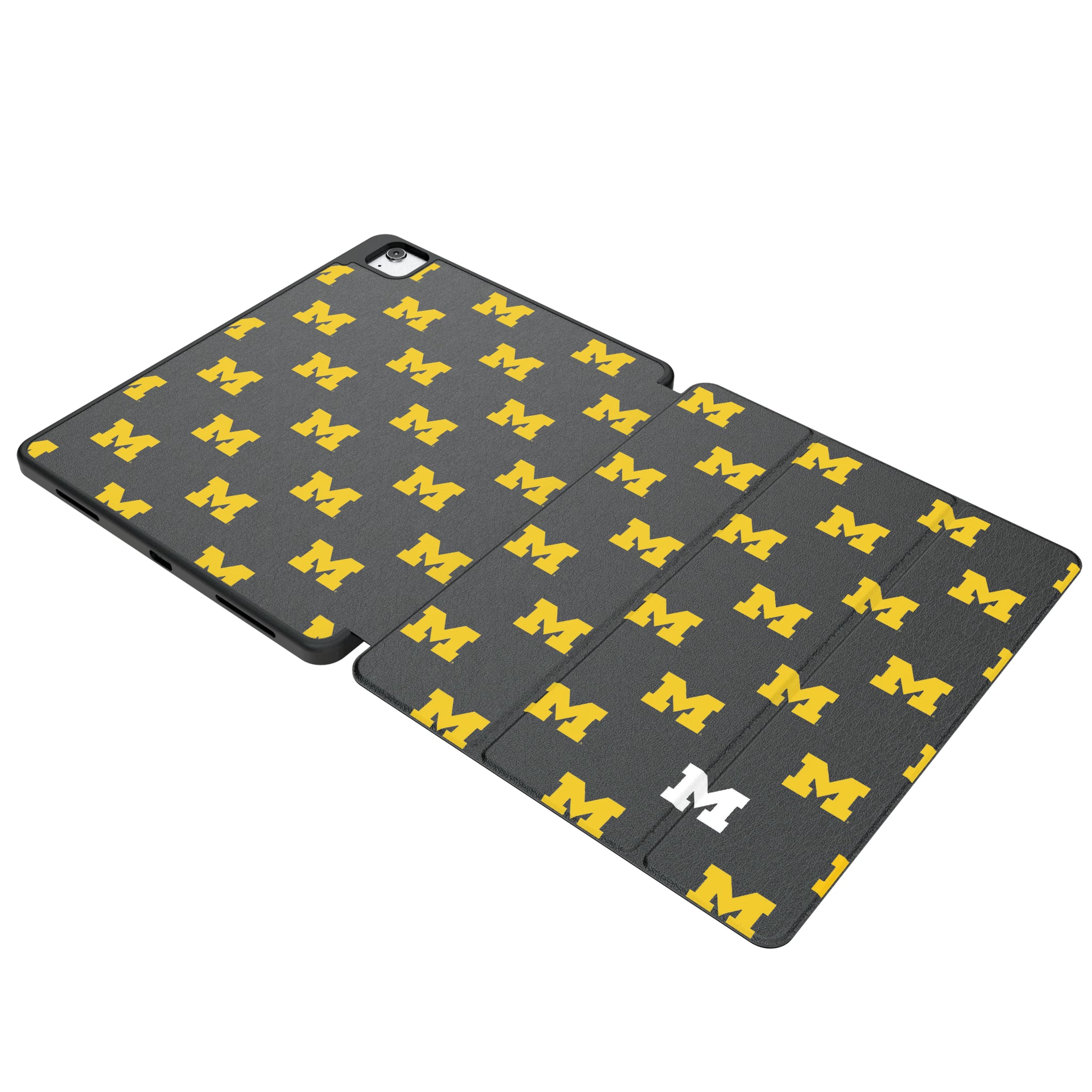 University of Michigan Wolverines Fashion Pattern iPad Tablet Case for Apple iPad