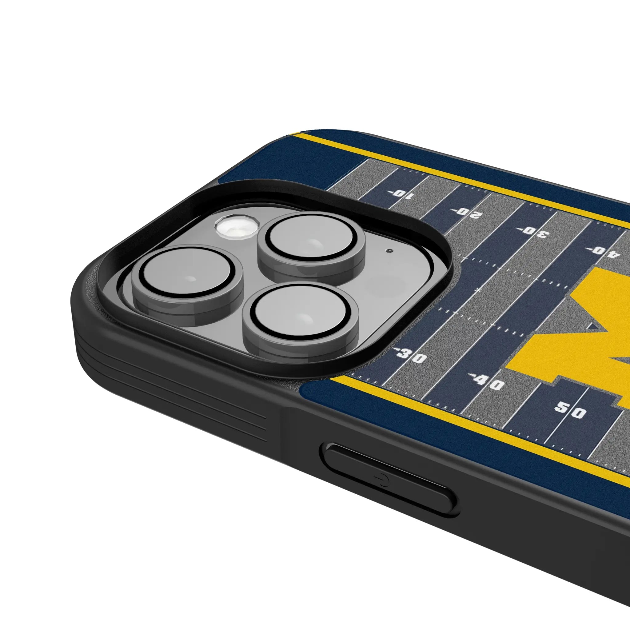 University of Michigan Wolverines Field iPhone Bump Phone Case for Apple iPhone - Detail