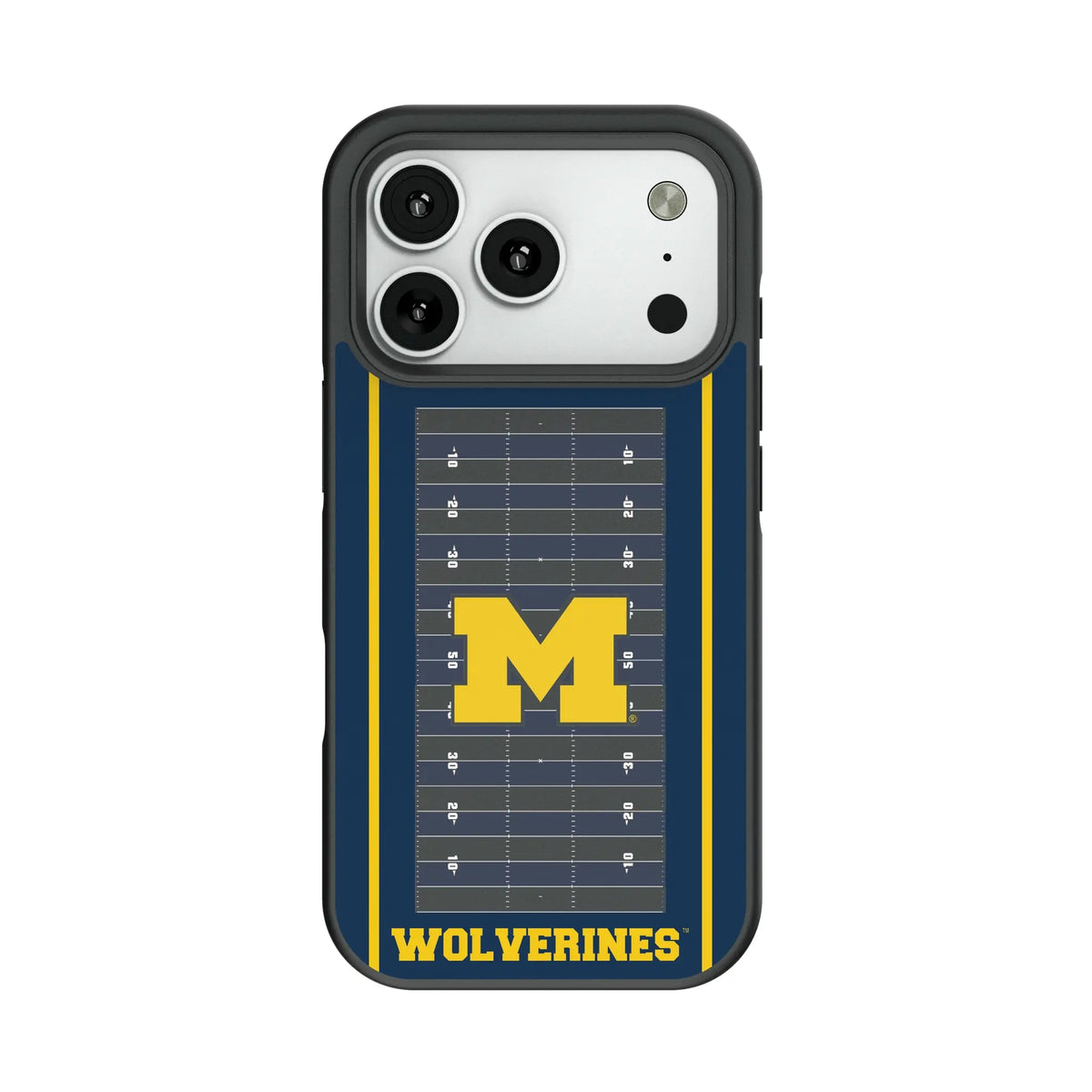 University of Michigan Wolverines Field Bump Phone Case for Apple iPhone