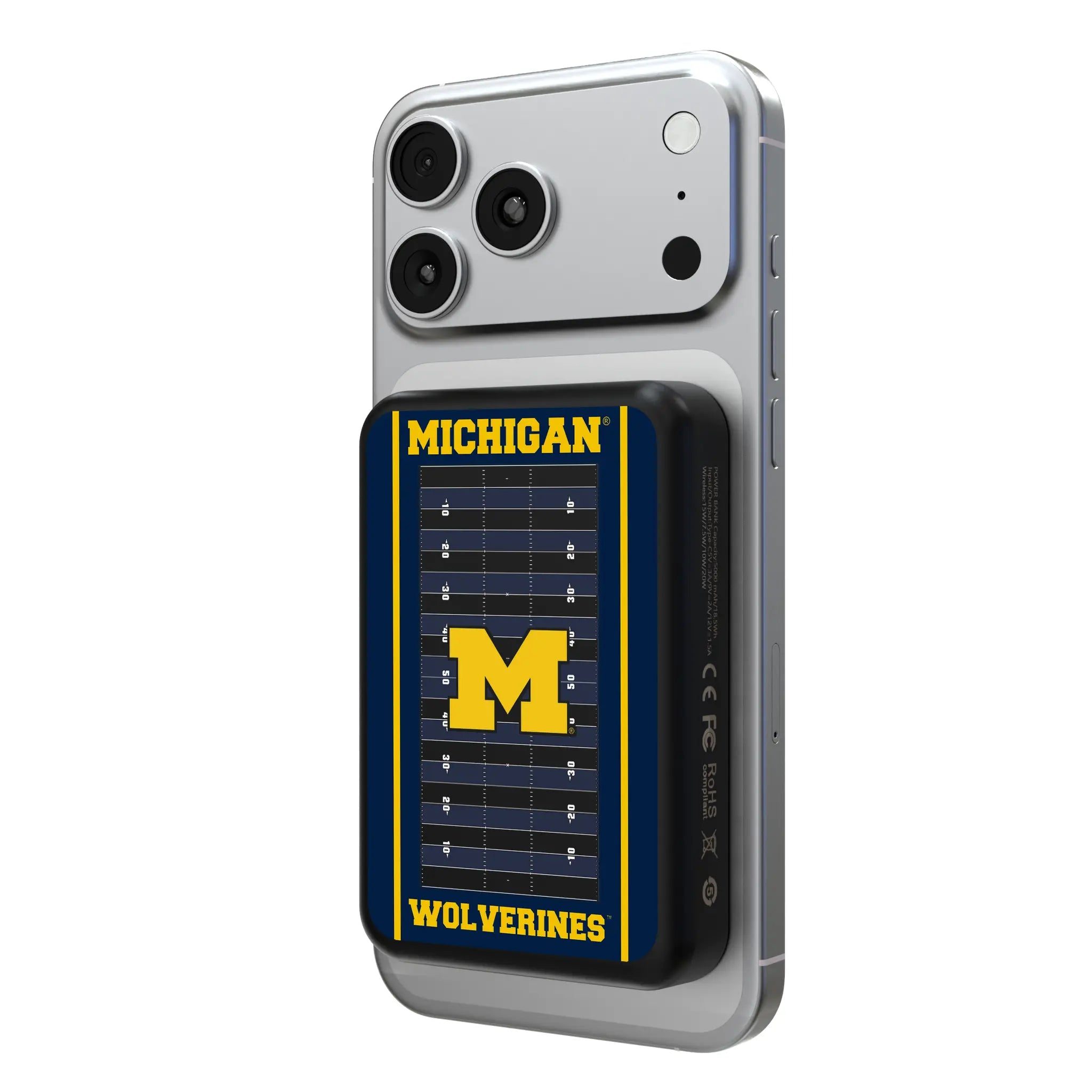 University of Michigan Wolverines Field Wireless Mag Power Bank