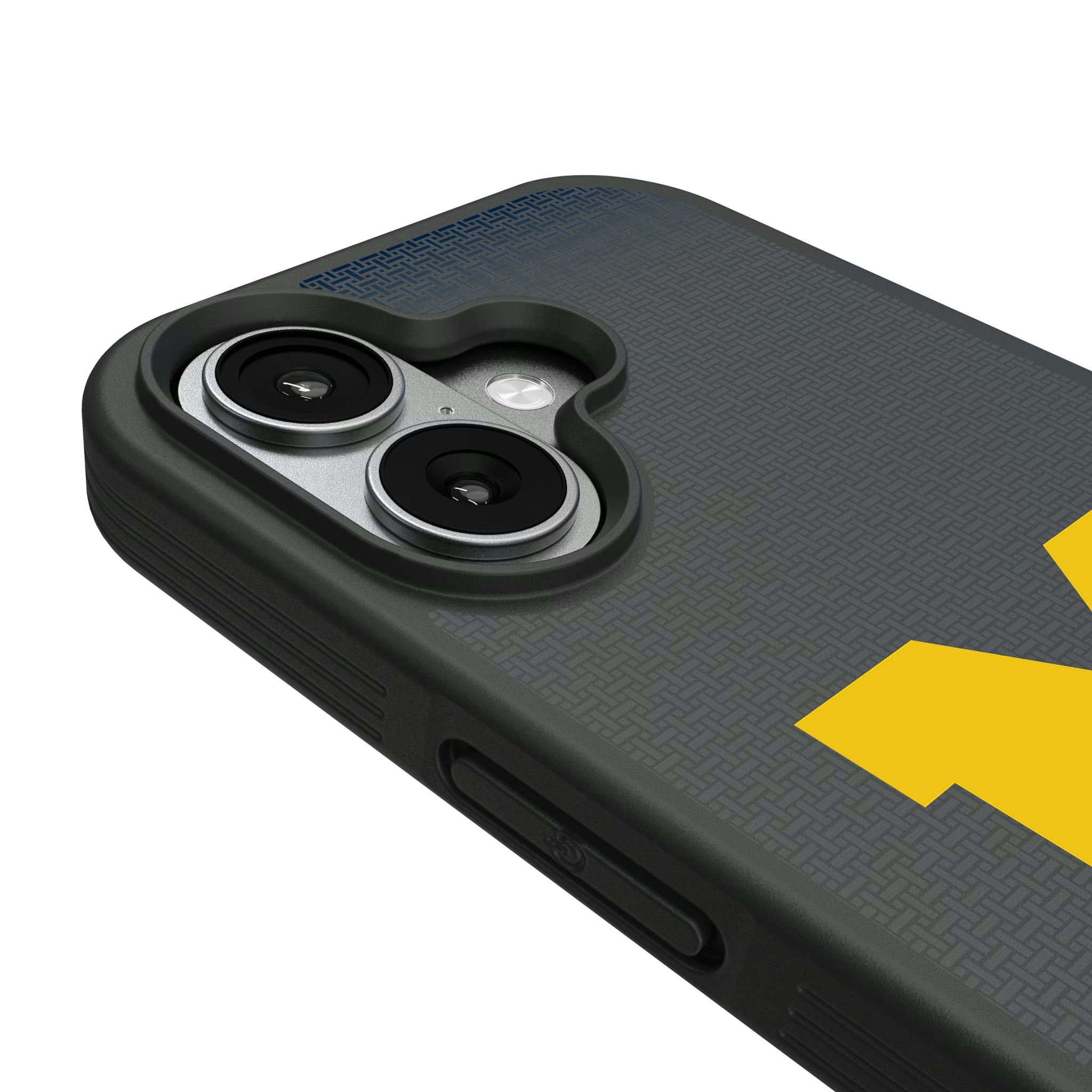 University of Michigan Wolverines Linen iPhone Bump Phone Case for Apple iPhone - Detail#Device_iPhone 17