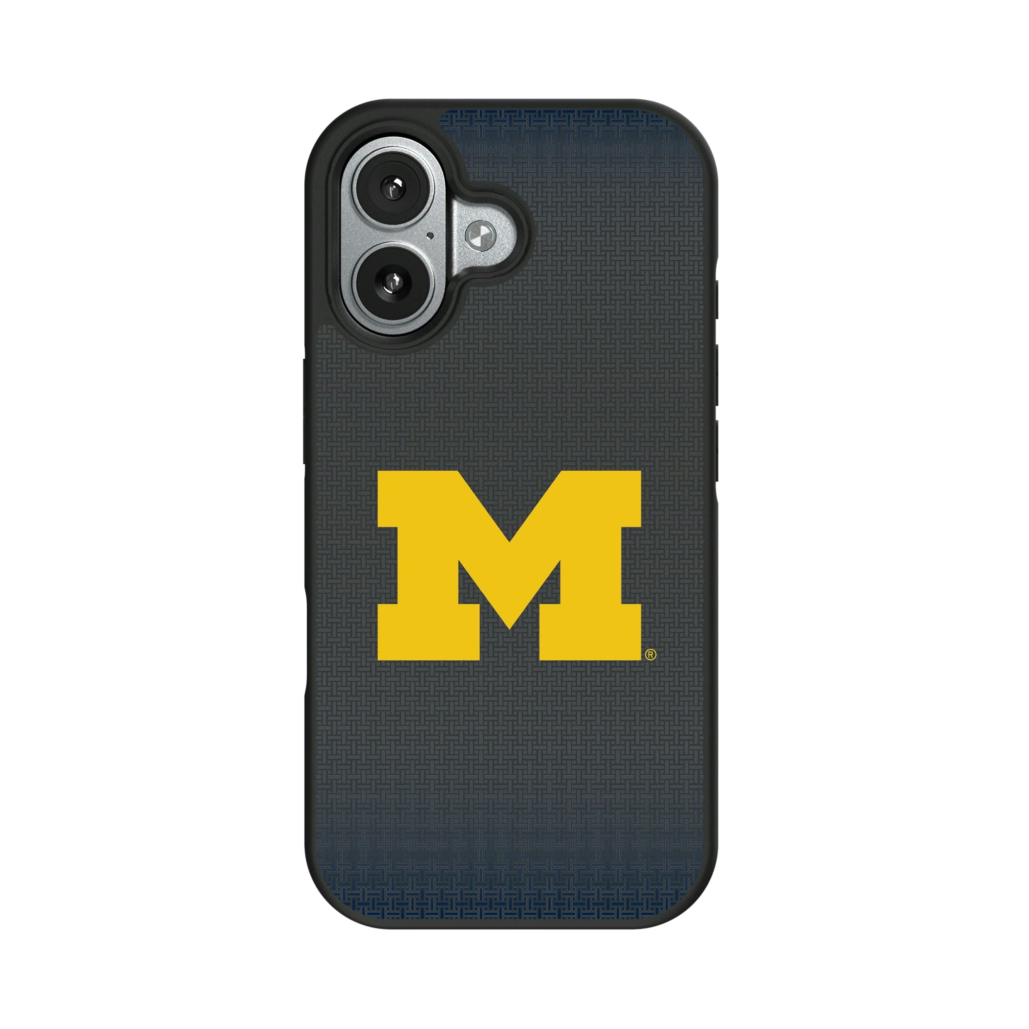University of Michigan Wolverines Linen iPhone Bump Phone Case for Apple iPhone#Device_iPhone 17