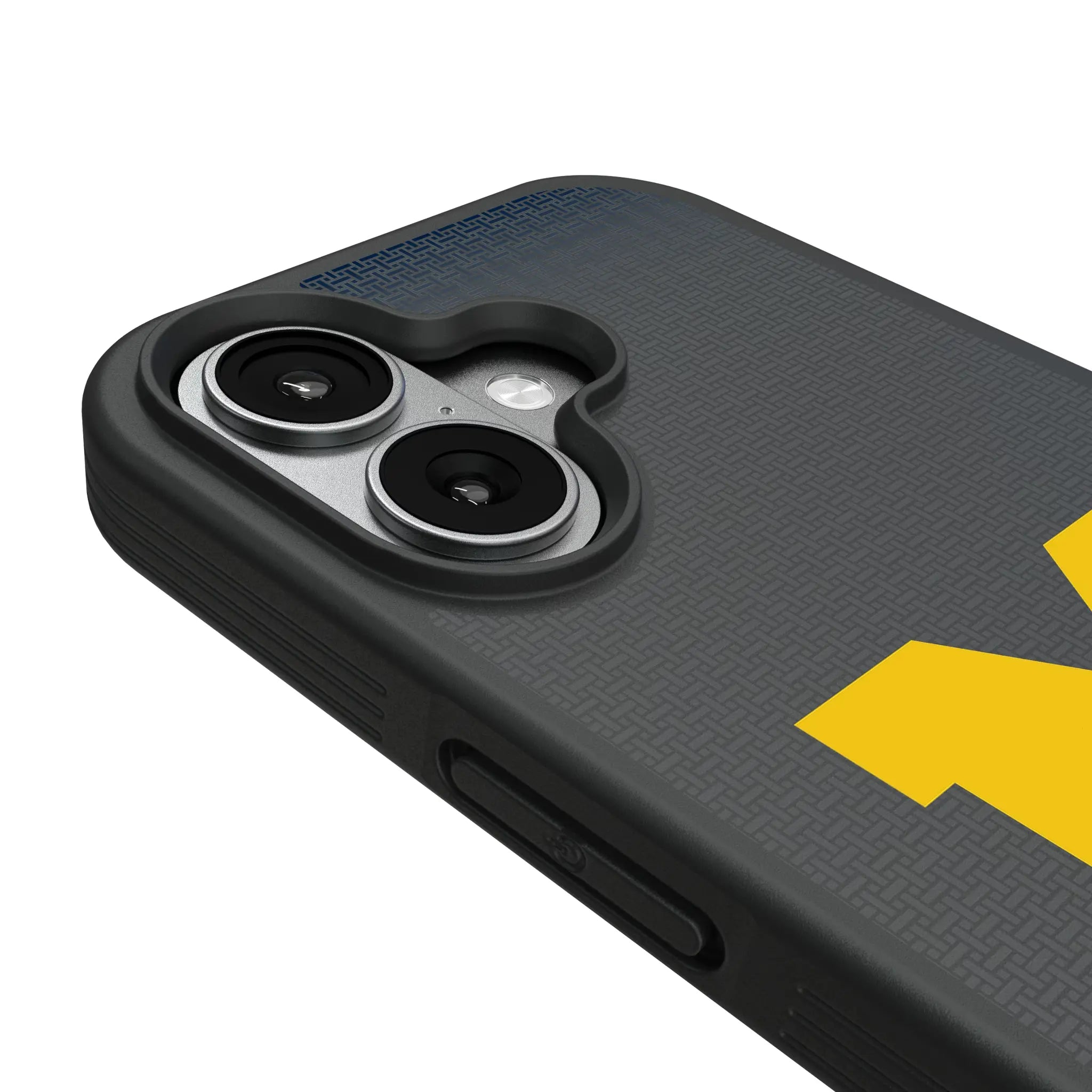 University of Michigan Wolverines Linen iPhone Bump Phone Case for Apple iPhone - Detail#Device_iPhone 17