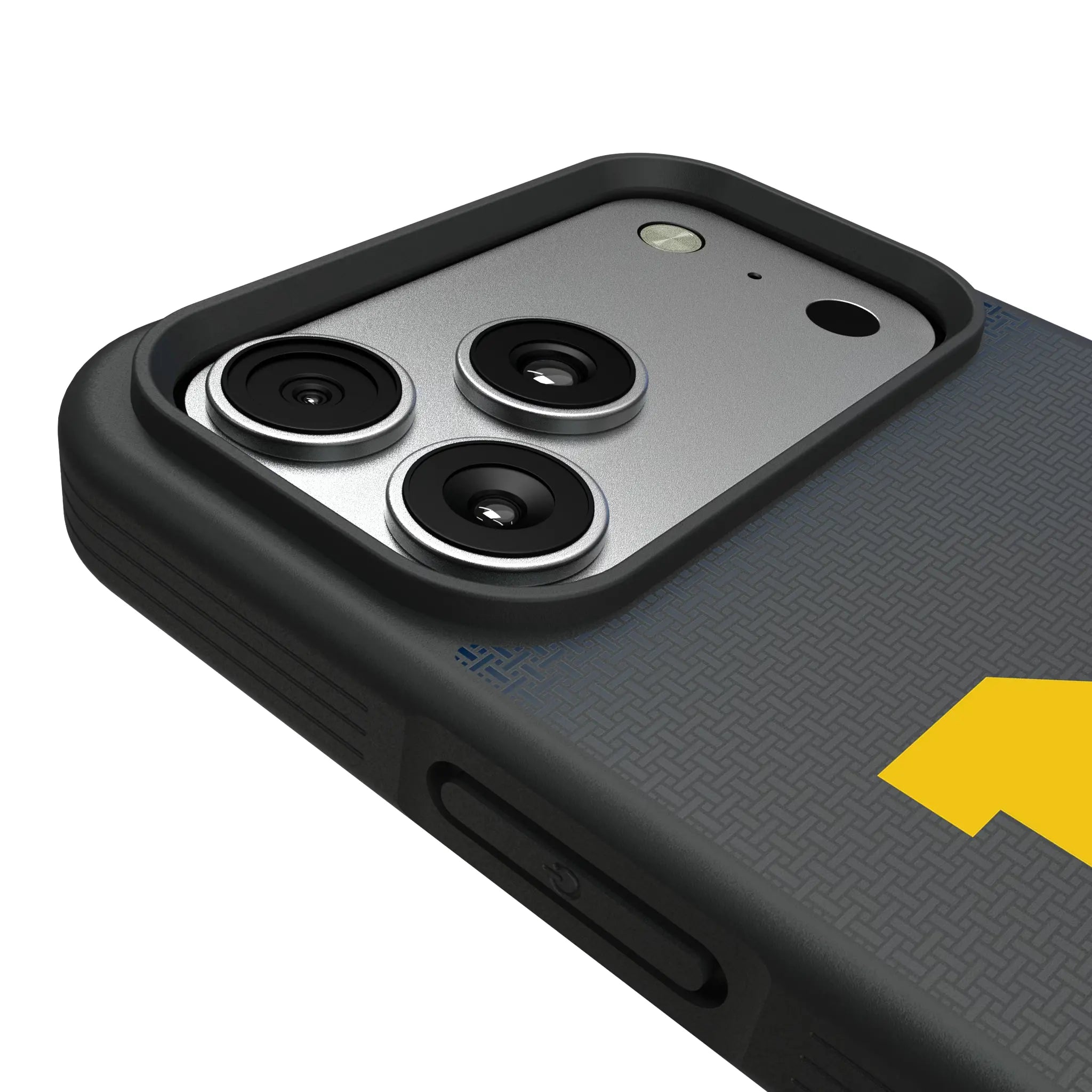 University of Michigan Wolverines Linen iPhone Bump Phone Case for Apple iPhone - Detail#Device_iPhone 17 Pro Max